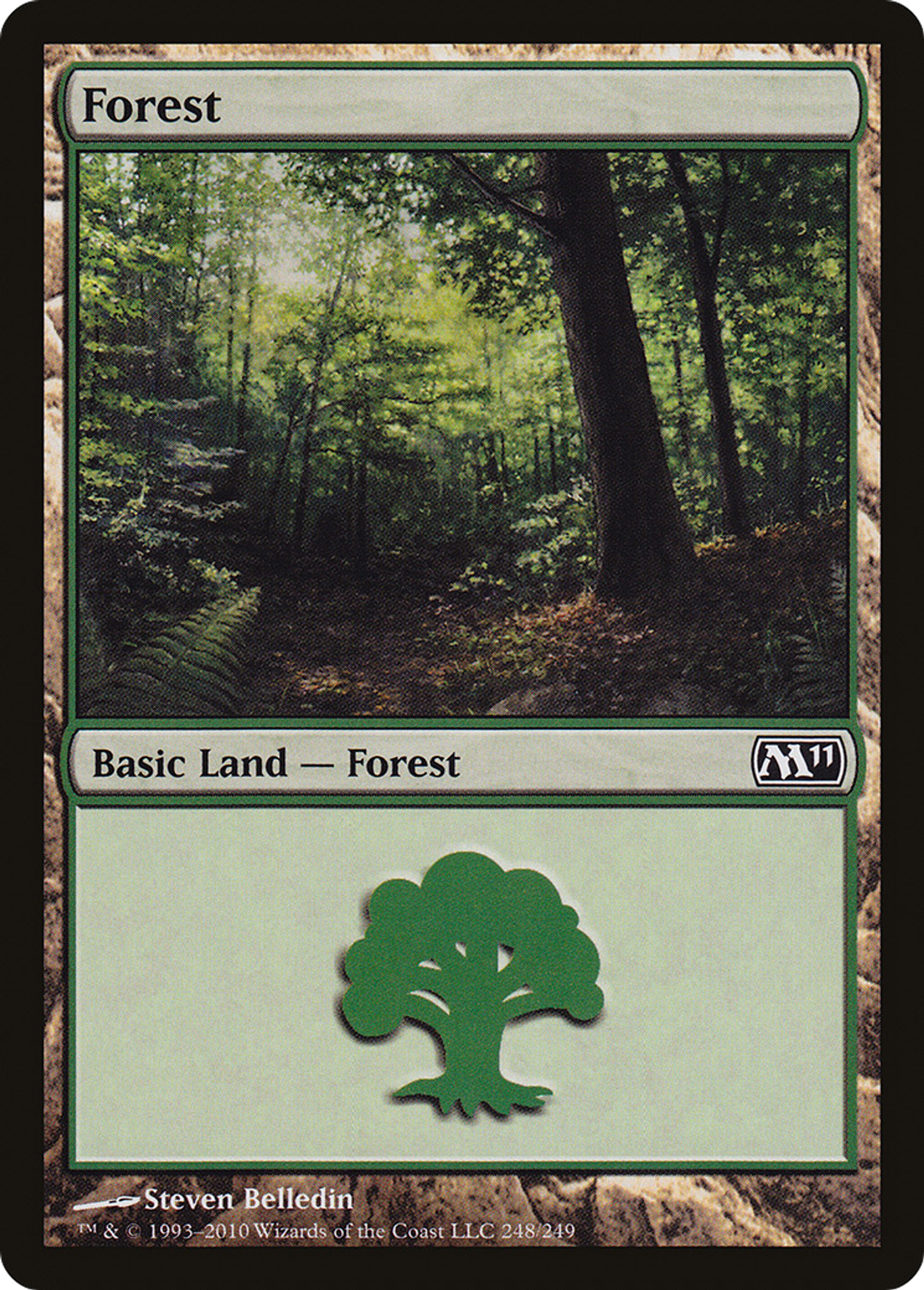 Forest — Magic 2011 — Magic: The Gathering