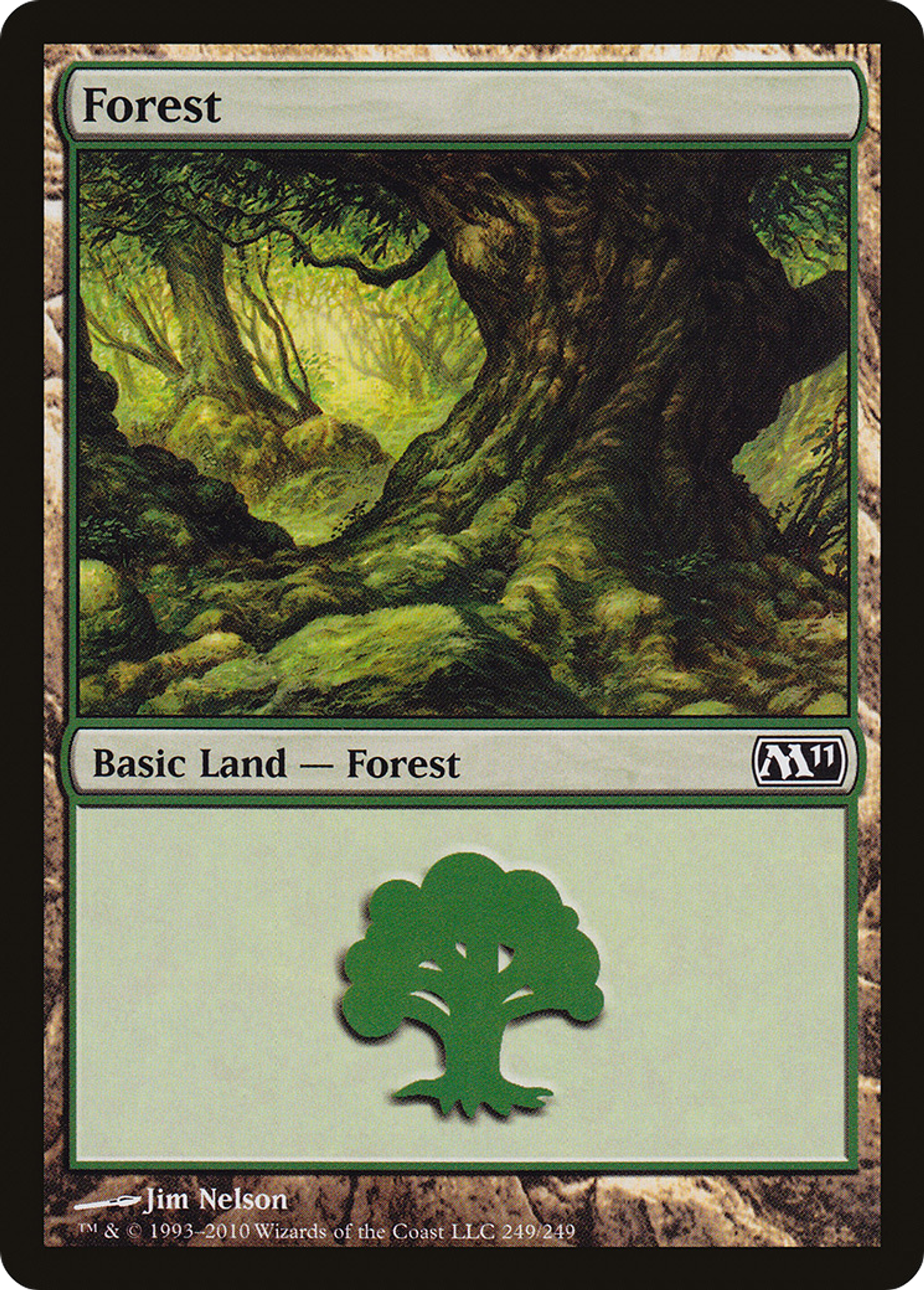 Forest — Magic 2011 — Magic: The Gathering