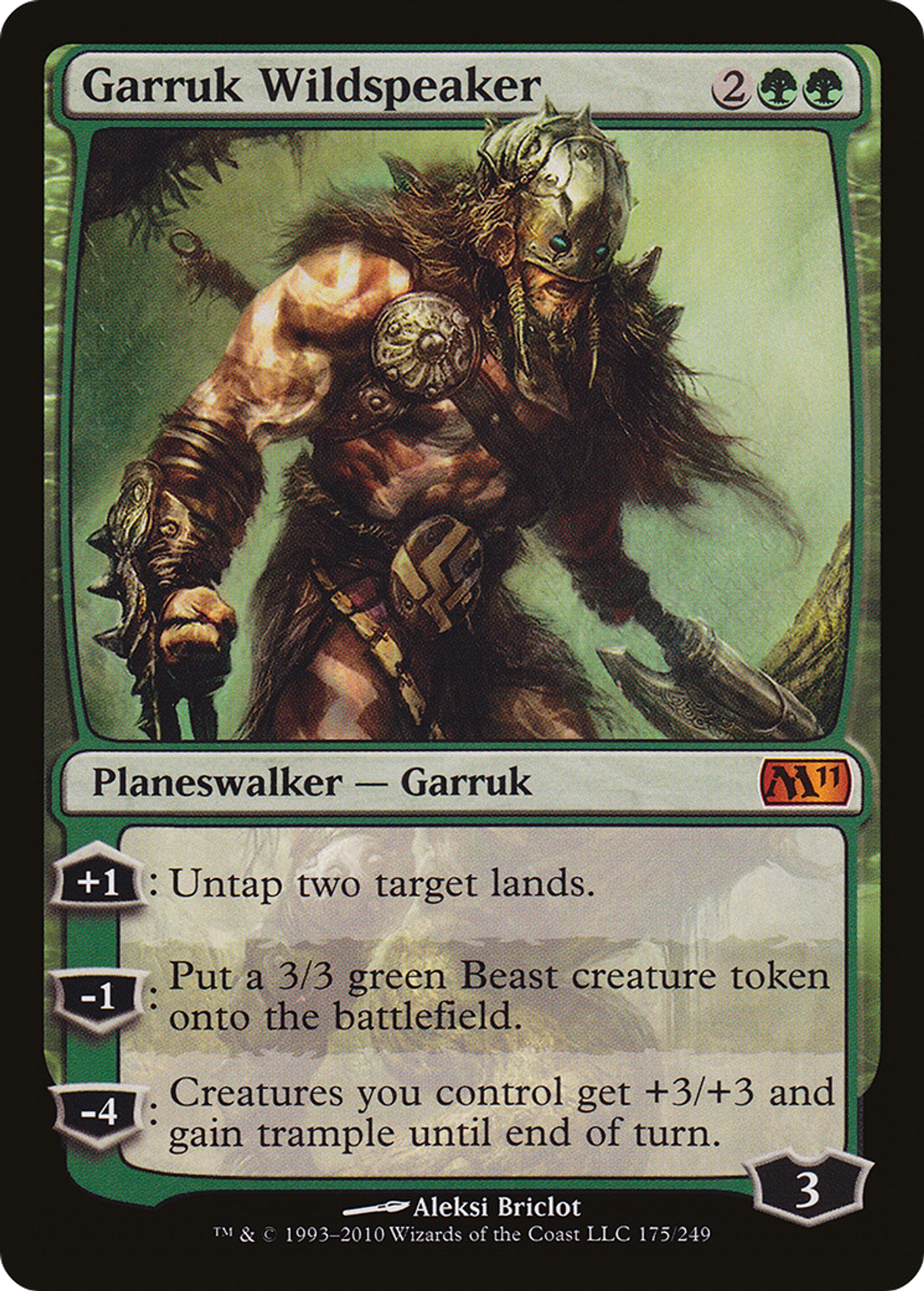 Garruk Wildspeaker — Magic 2011 — Magic: The Gathering