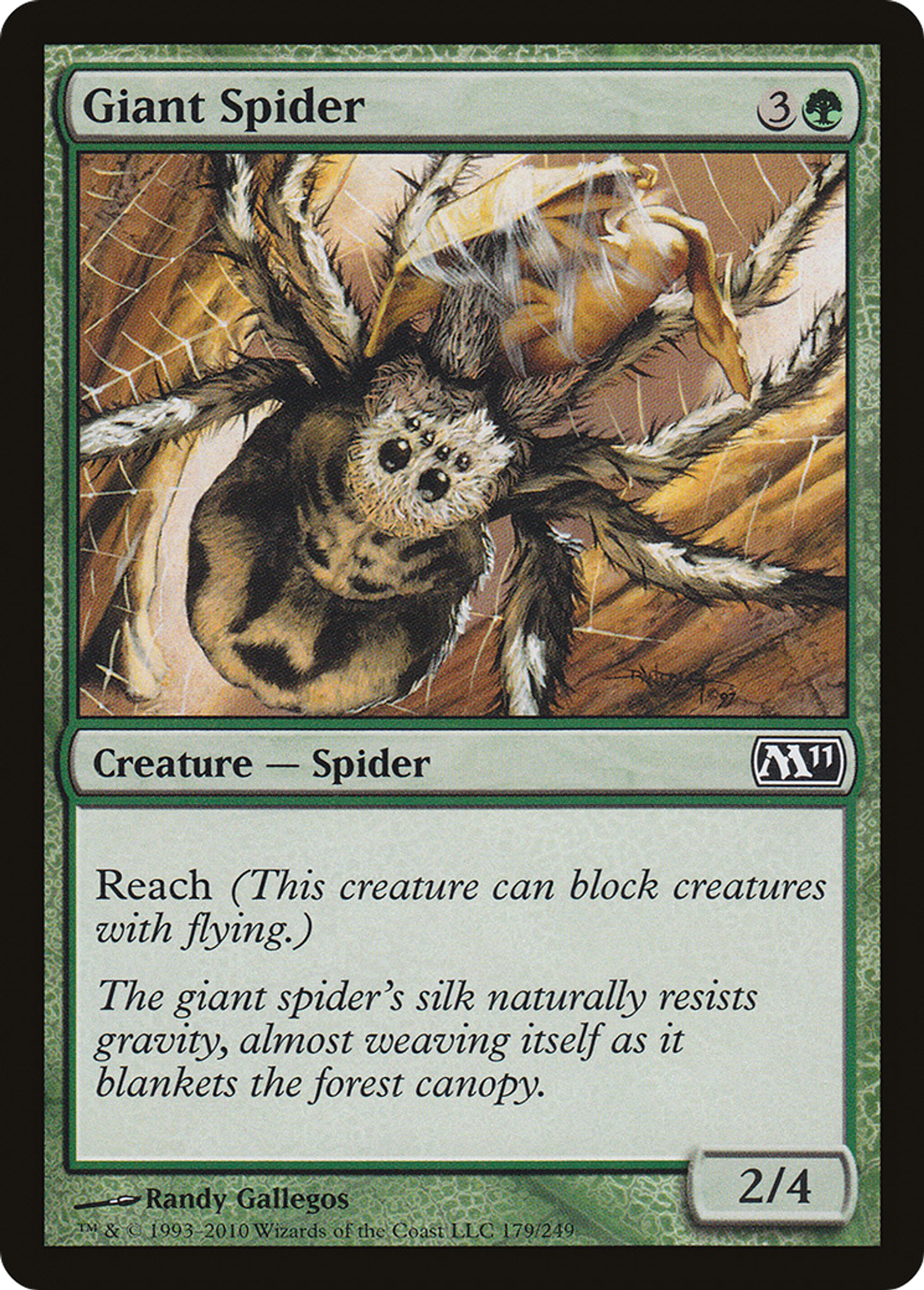Giant Spider — Magic 2011 — Magic: The Gathering