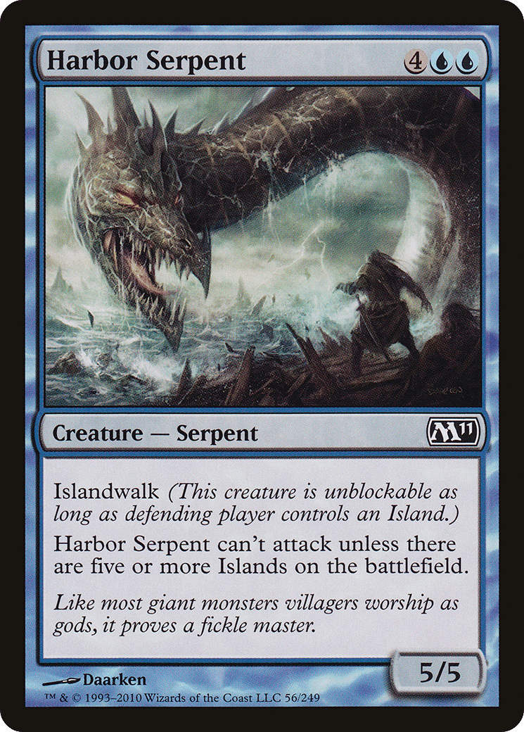 Harbor Serpent — Magic 2011 — Magic: The Gathering