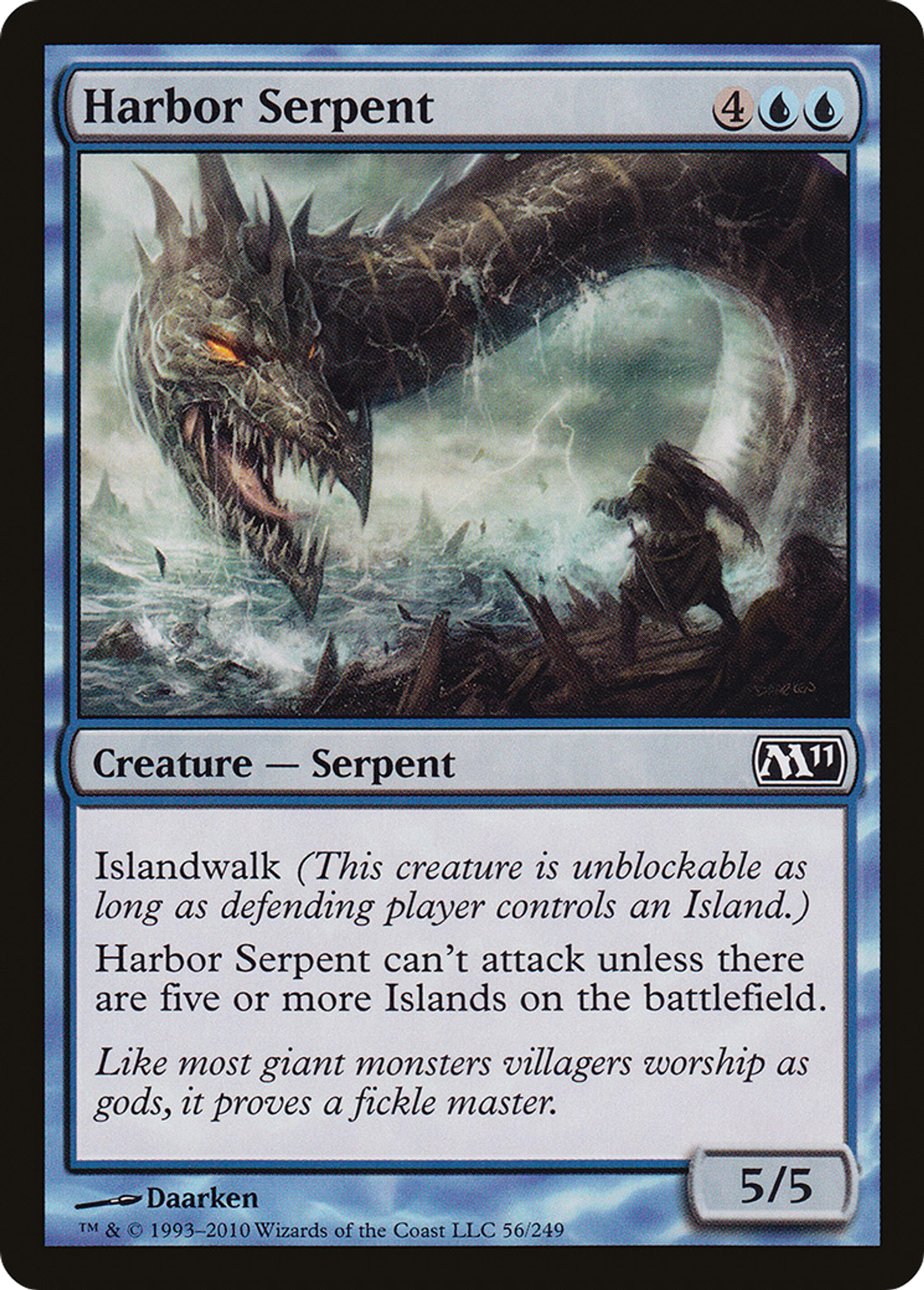 Harbor Serpent — Magic 2011 — Magic: The Gathering
