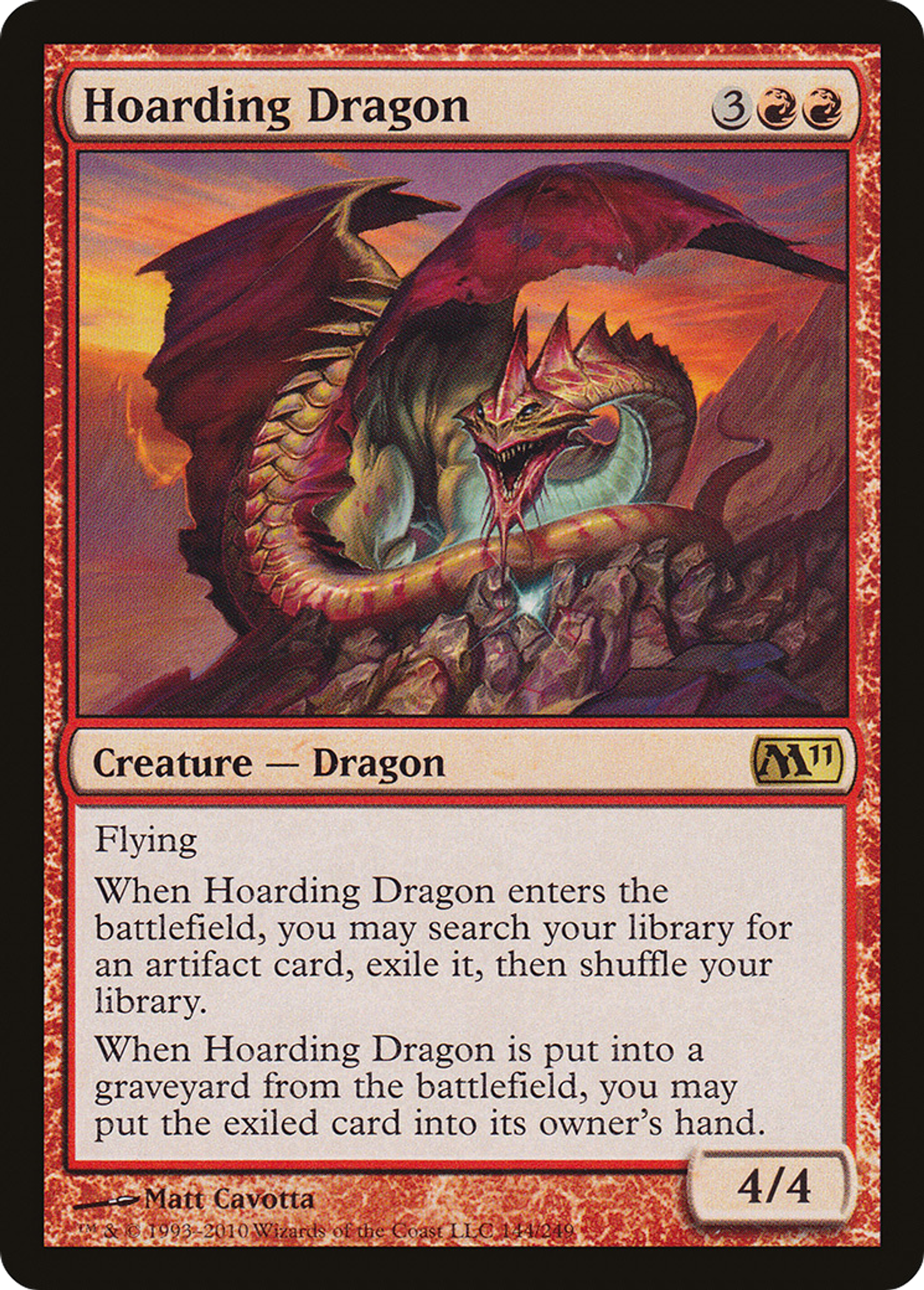 Hoarding Dragon — Magic 2011 — Magic: The Gathering
