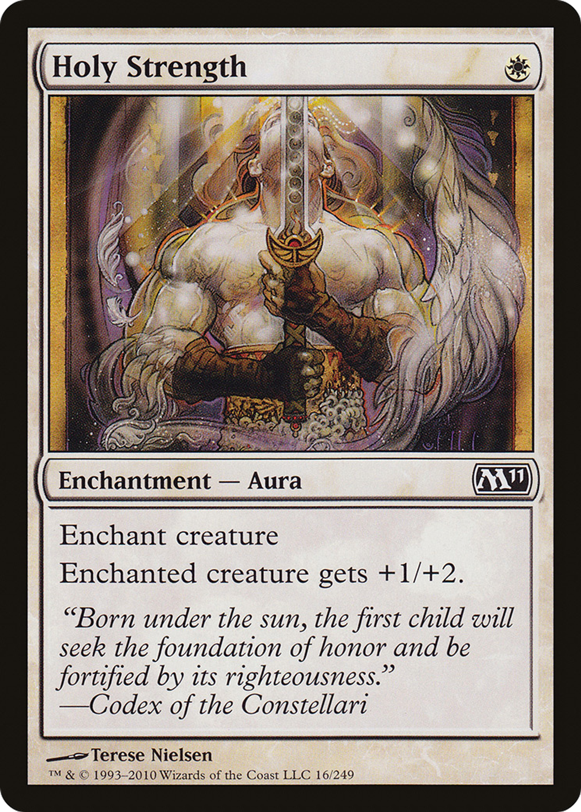 Holy Strength — Magic 2011 — Magic: The Gathering