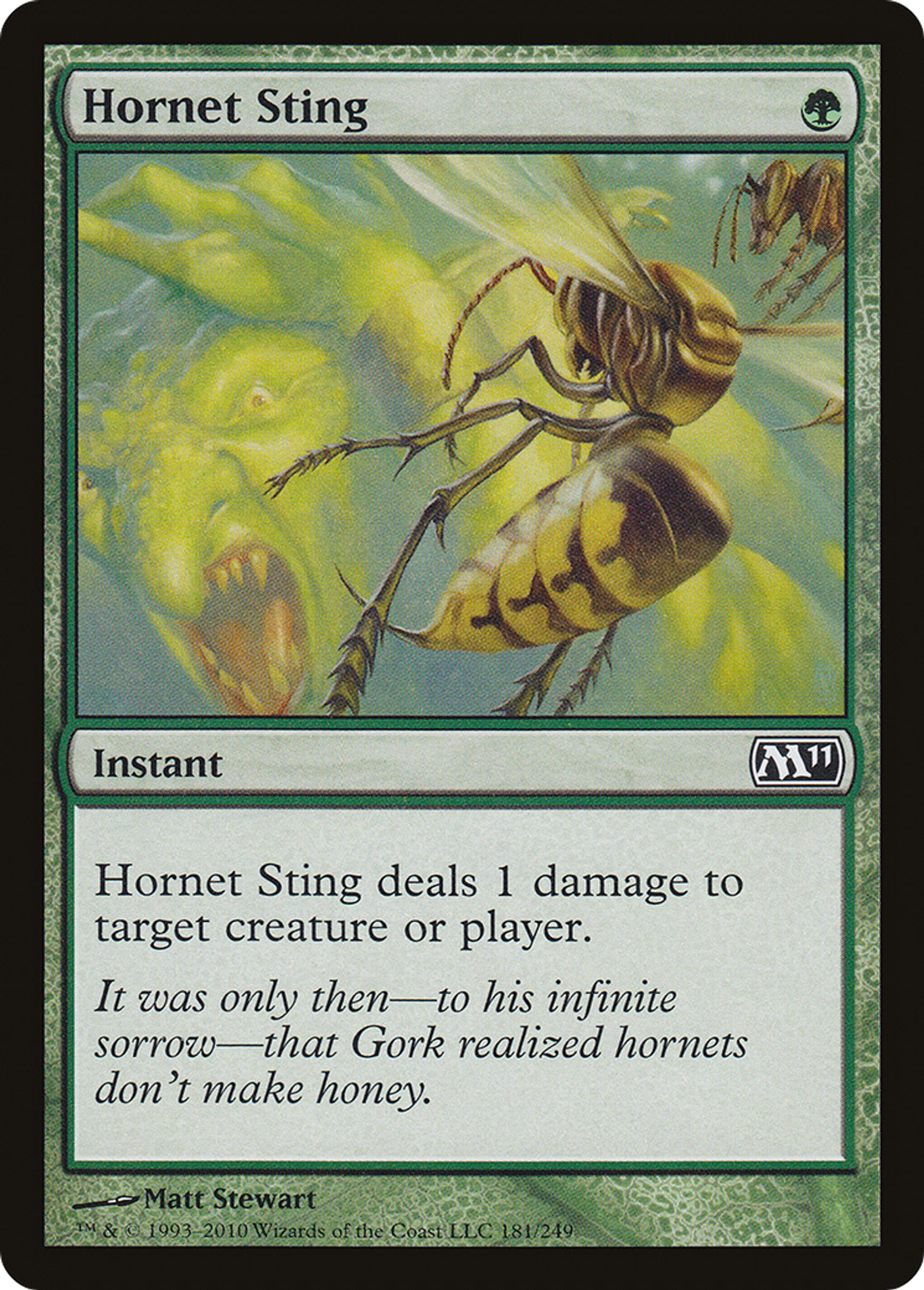 Hornet Sting — Magic 2011 — Magic: The Gathering