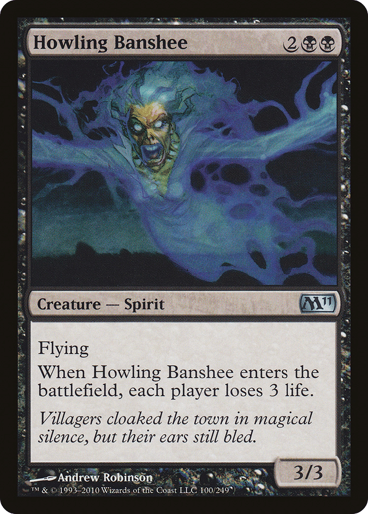 Howling Banshee — Magic 2011 — Magic: The Gathering