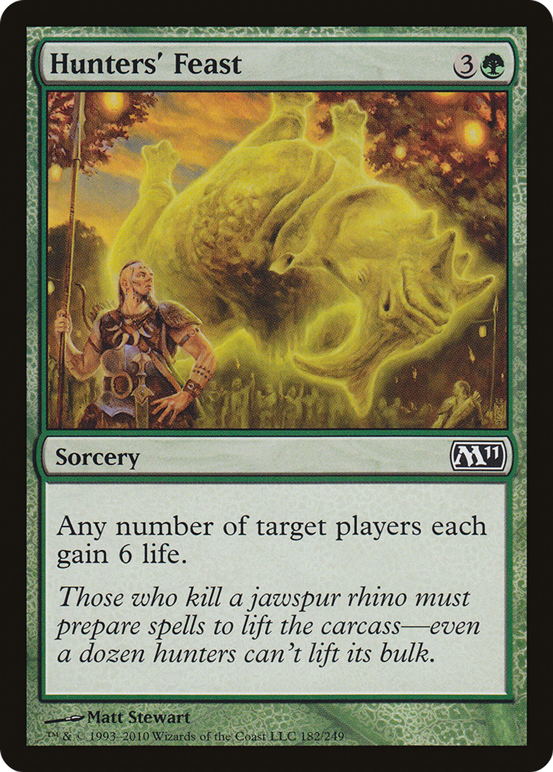 Hunters' Feast — Magic 2011 — Magic: The Gathering