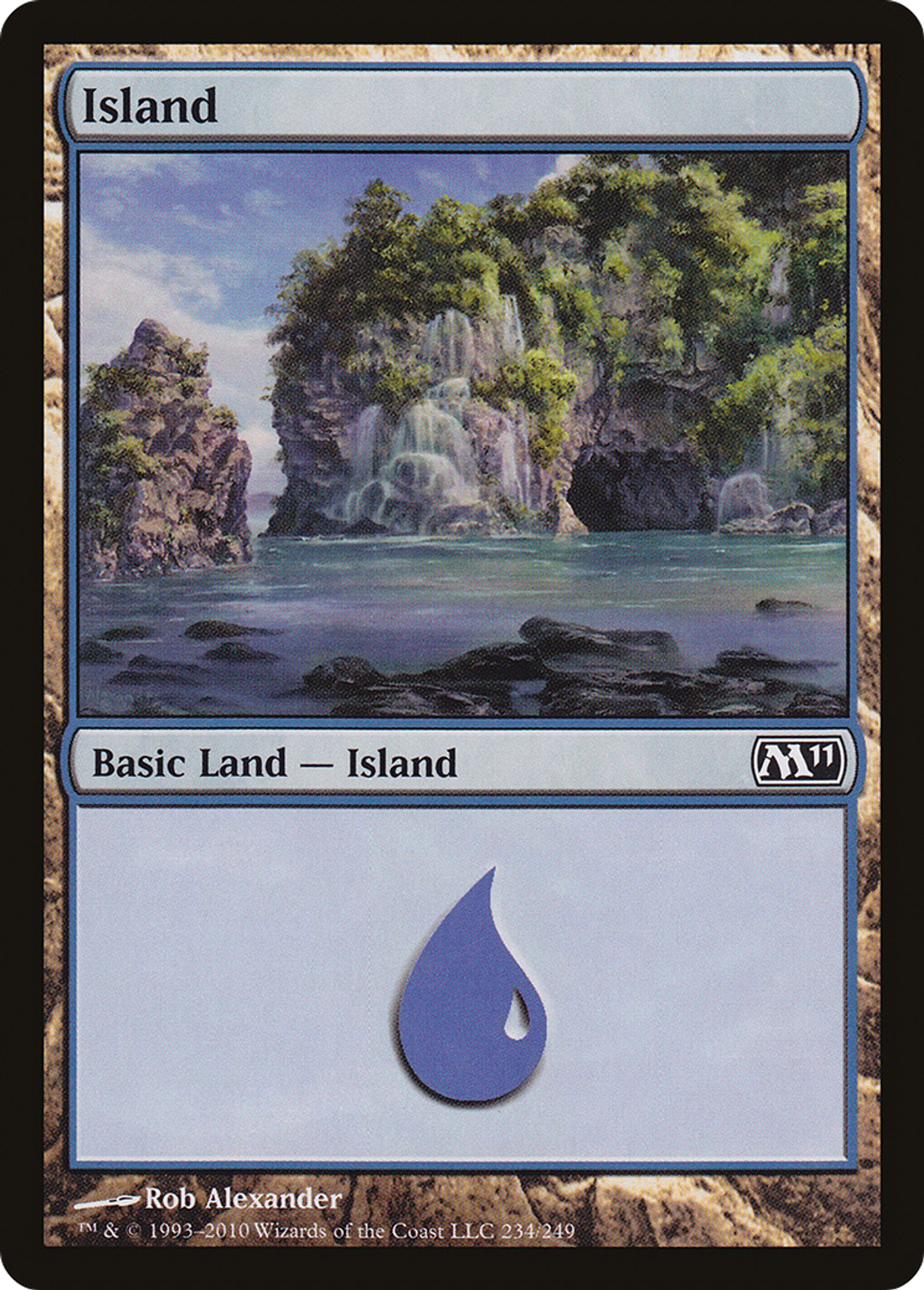 Island — Magic 2011 — Magic: The Gathering