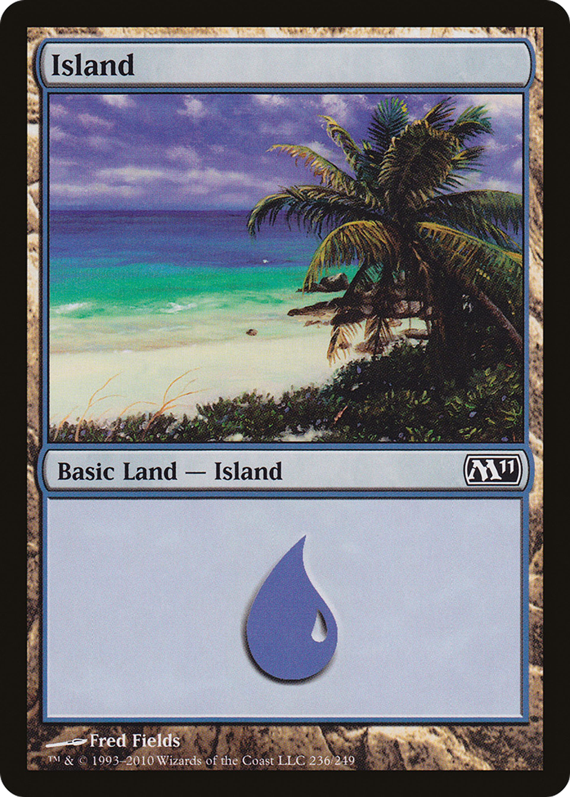 Island — Magic 2011 — Magic: The Gathering