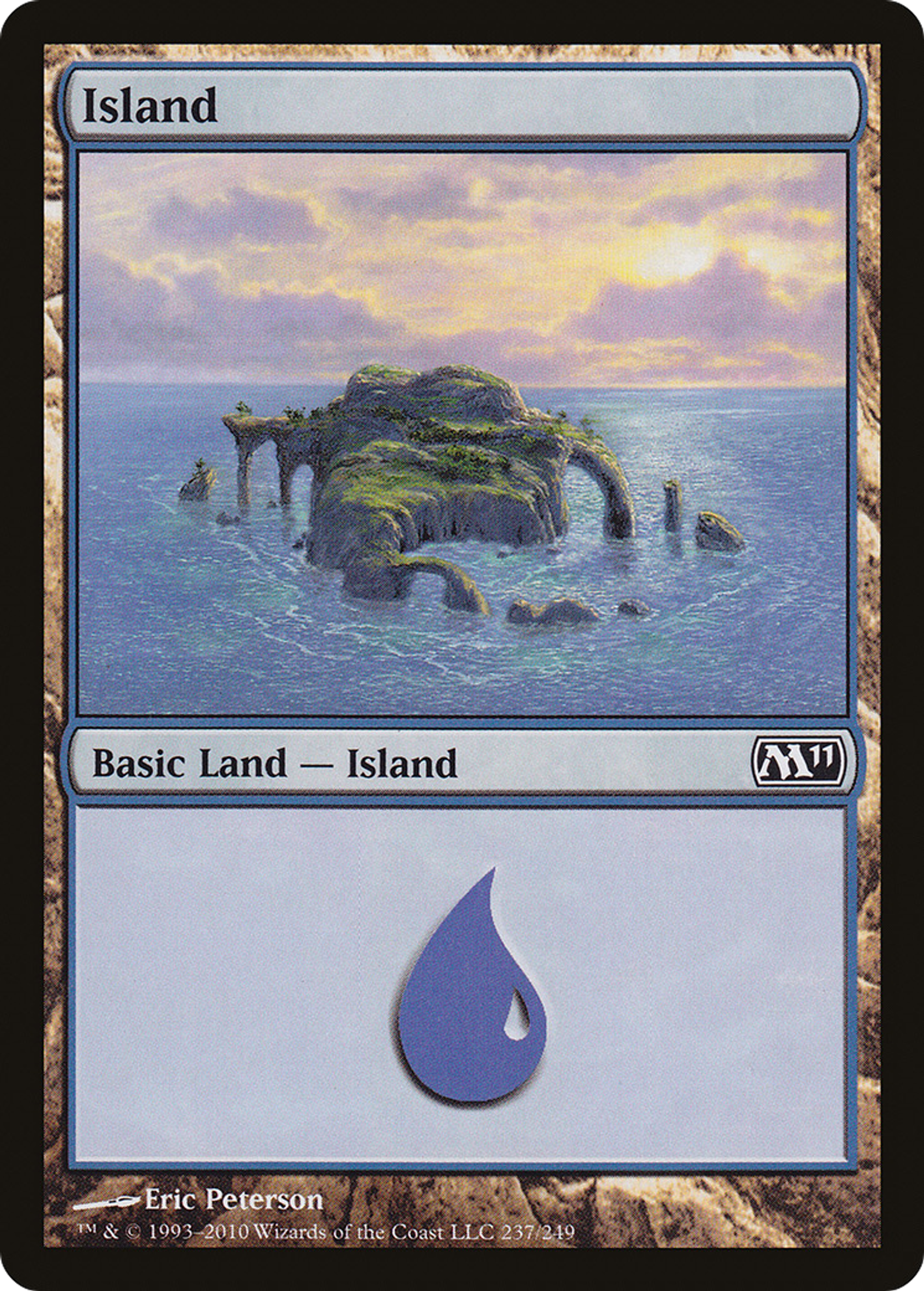 Island — Magic 2011 — Magic: The Gathering