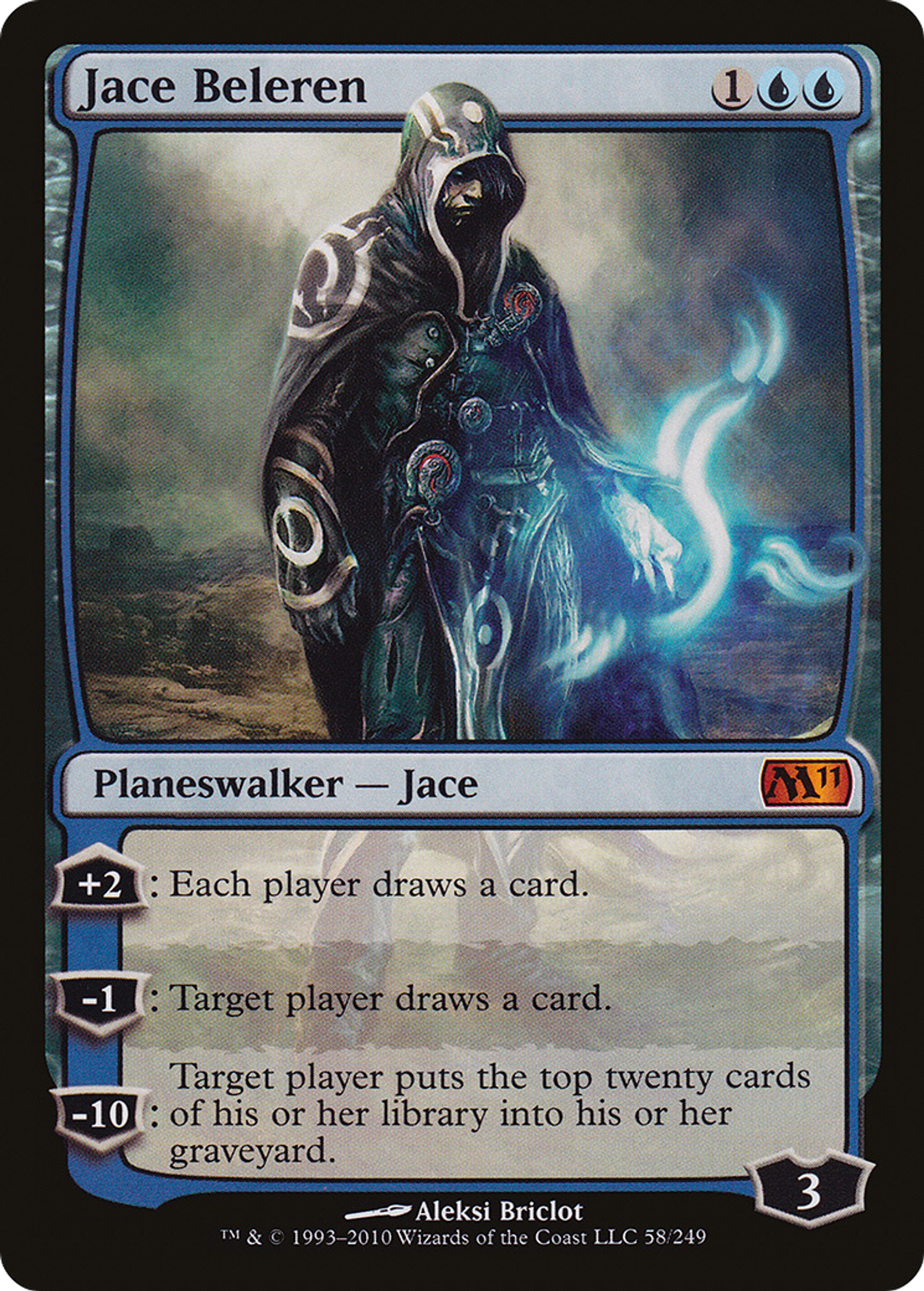 Jace Beleren — Magic 2011 — Magic: The Gathering