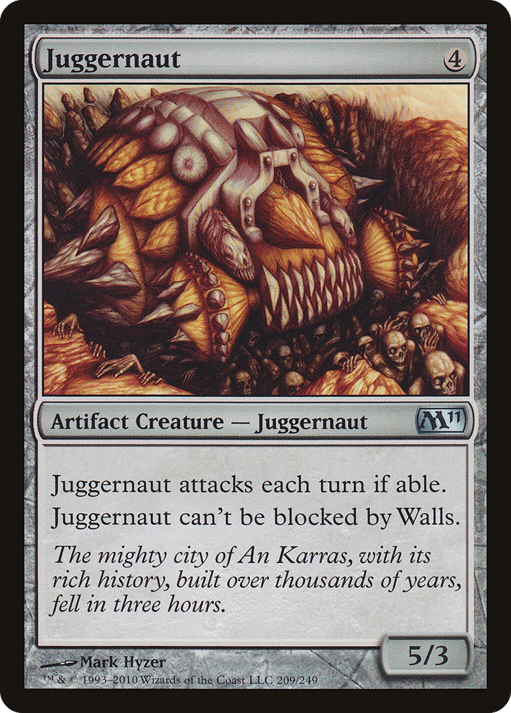 Juggernaut — Magic 2011 — Magic: The Gathering