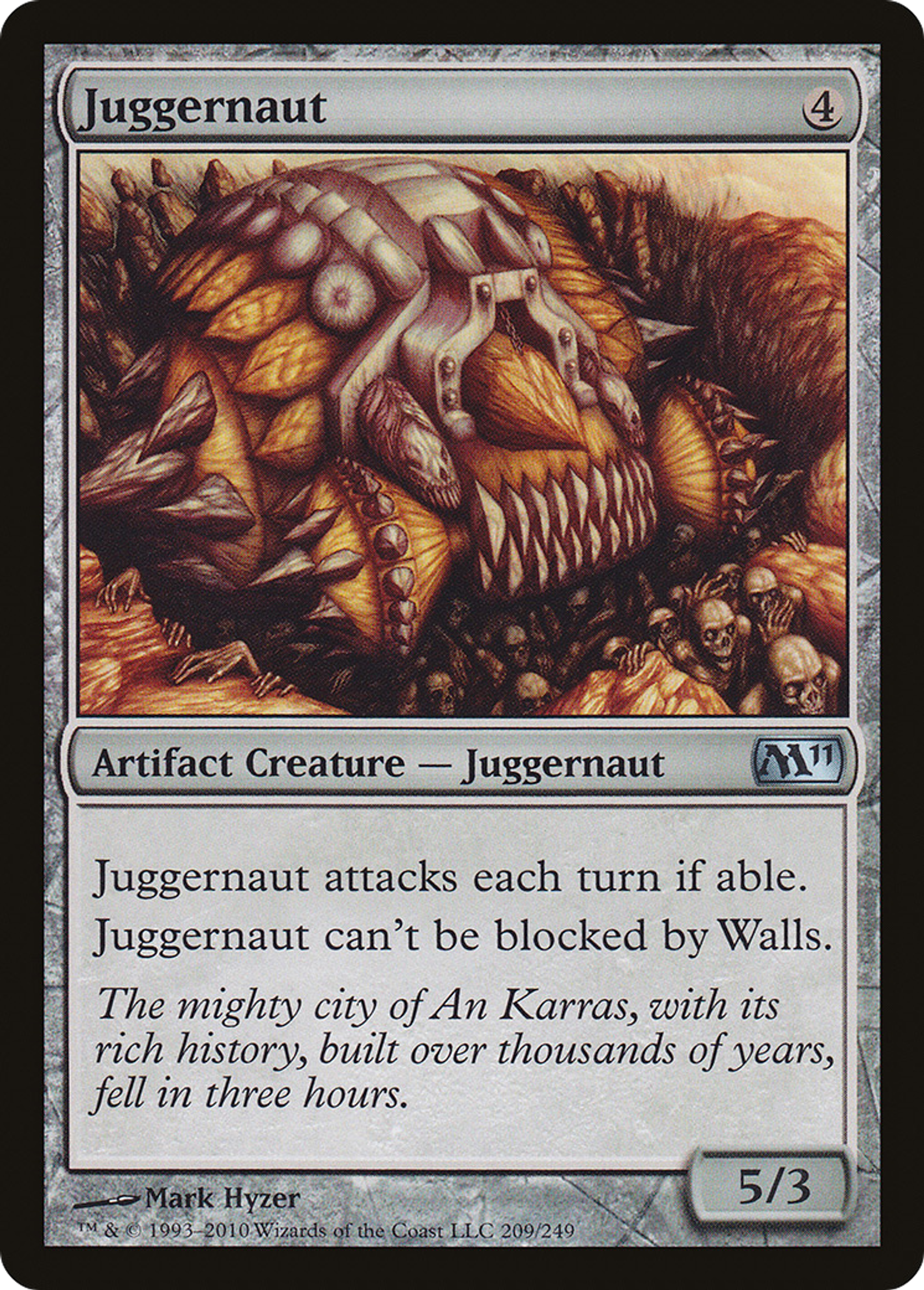 Juggernaut — Magic 2011 — Magic: The Gathering