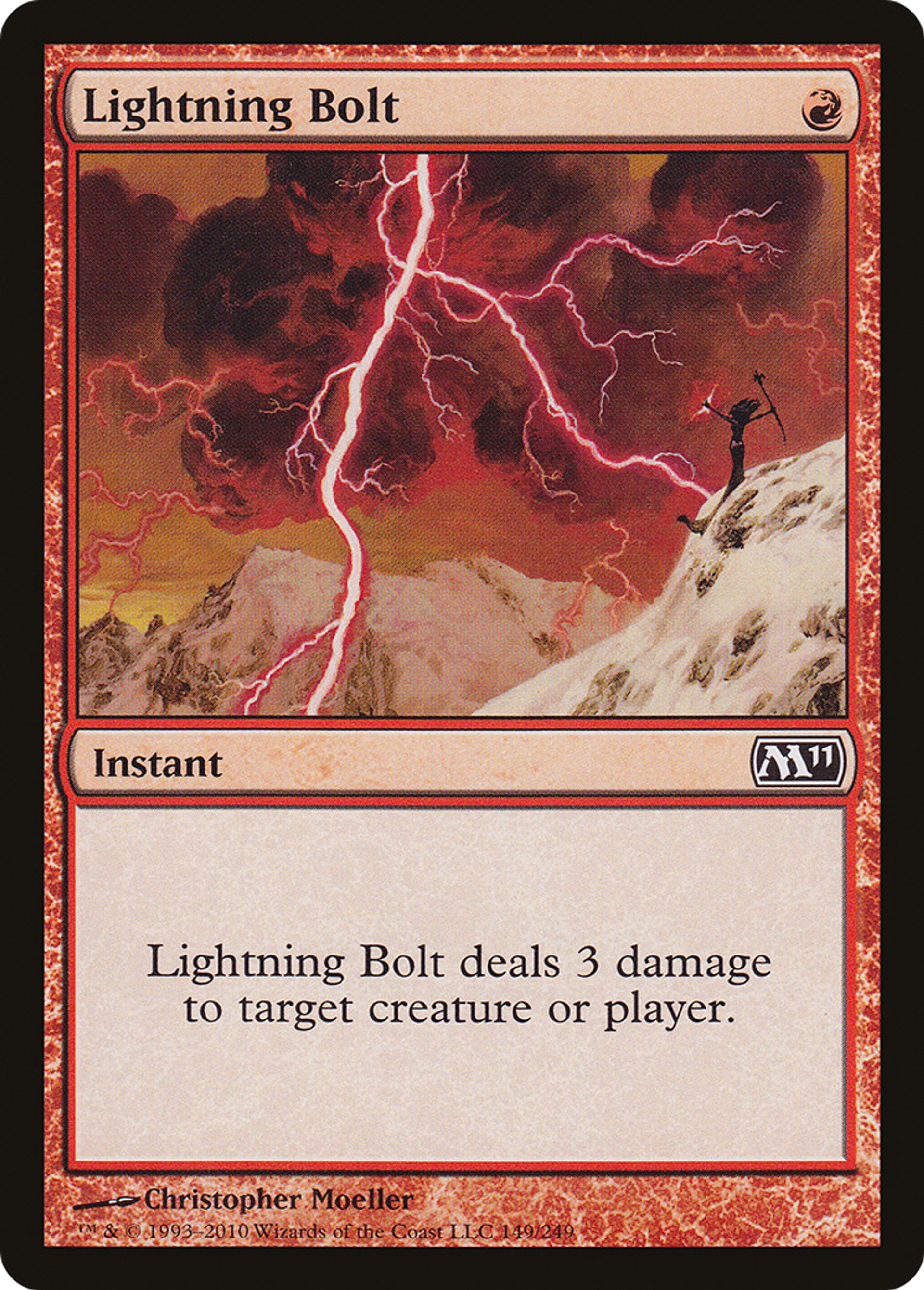 Lightning Bolt — Magic 2011 — Magic: The Gathering