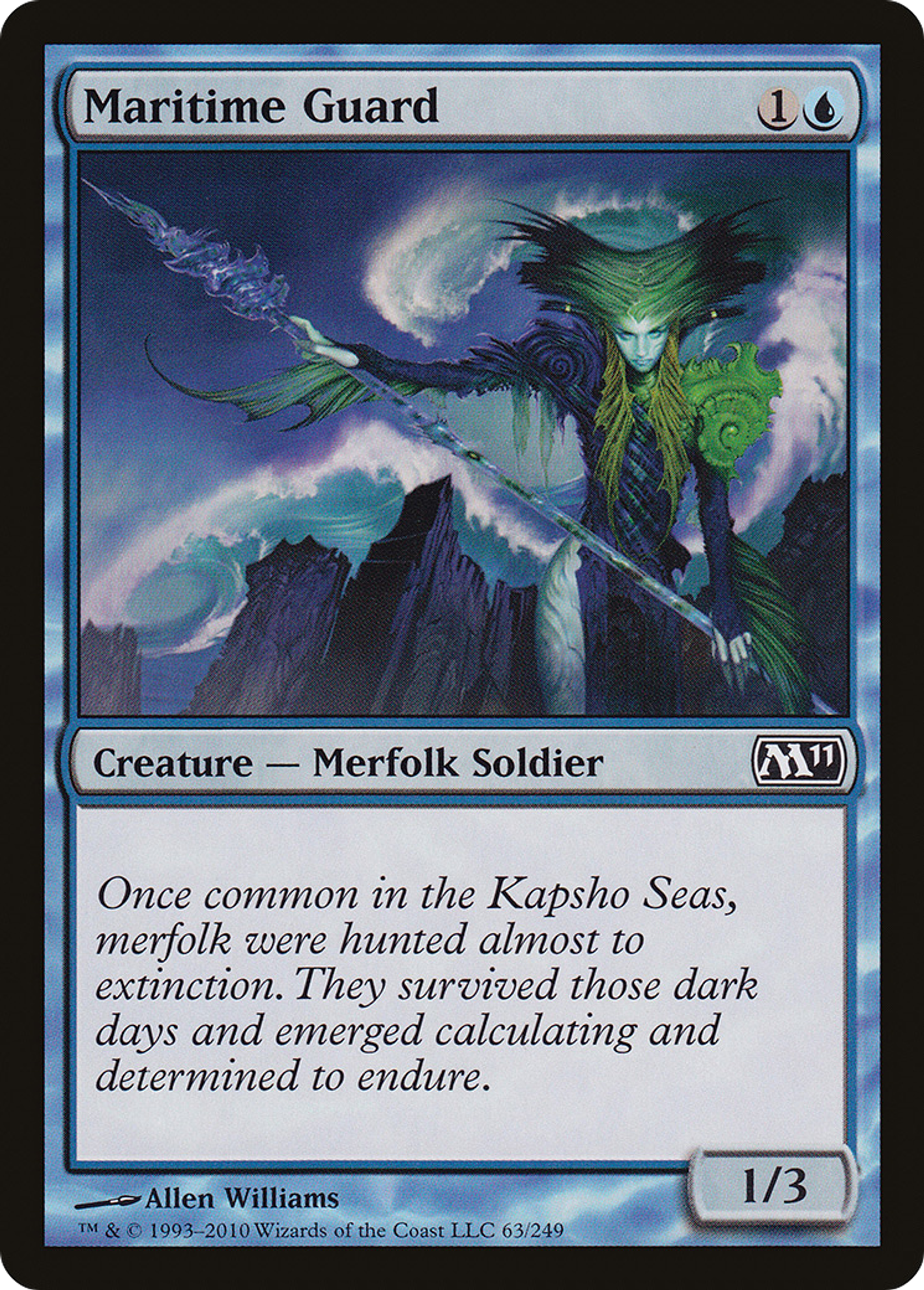 Maritime Guard — Magic 2011 — Magic: The Gathering
