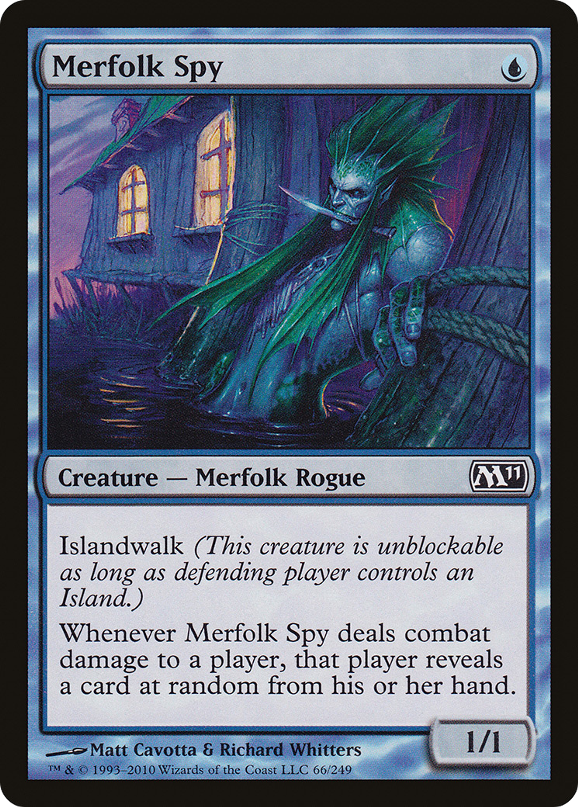 Merfolk Spy — Magic 2011 — Magic: The Gathering