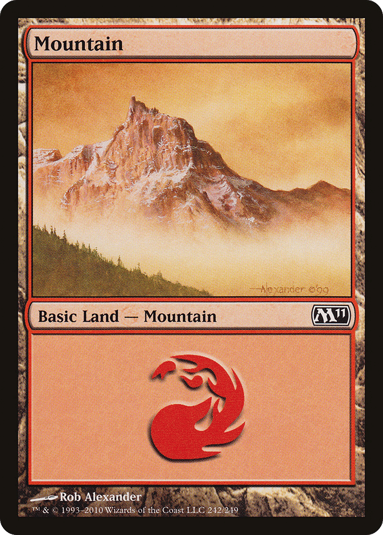 Mountain — Magic 2011 — Magic: The Gathering