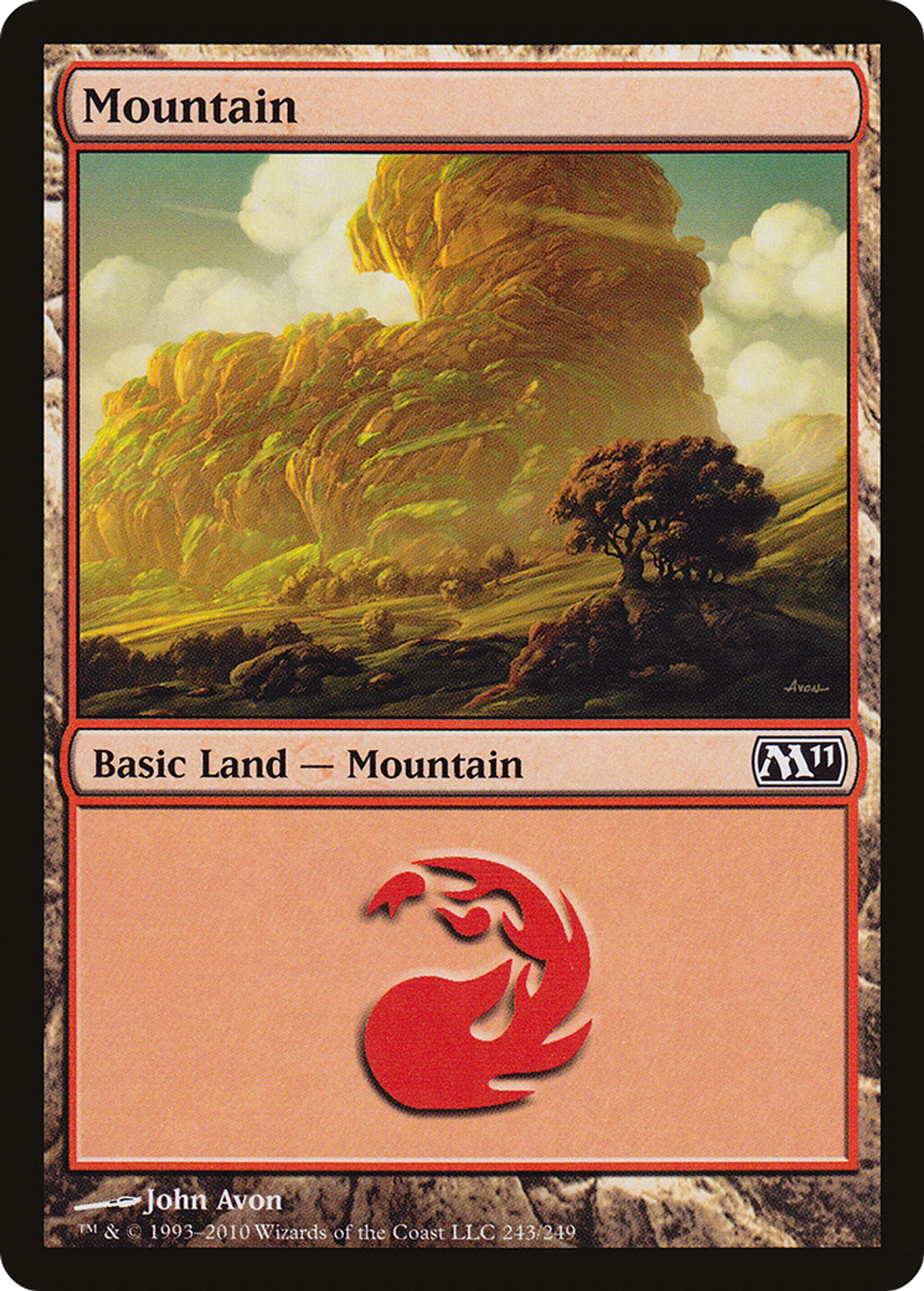 Mountain — Magic 2011 — Magic: The Gathering