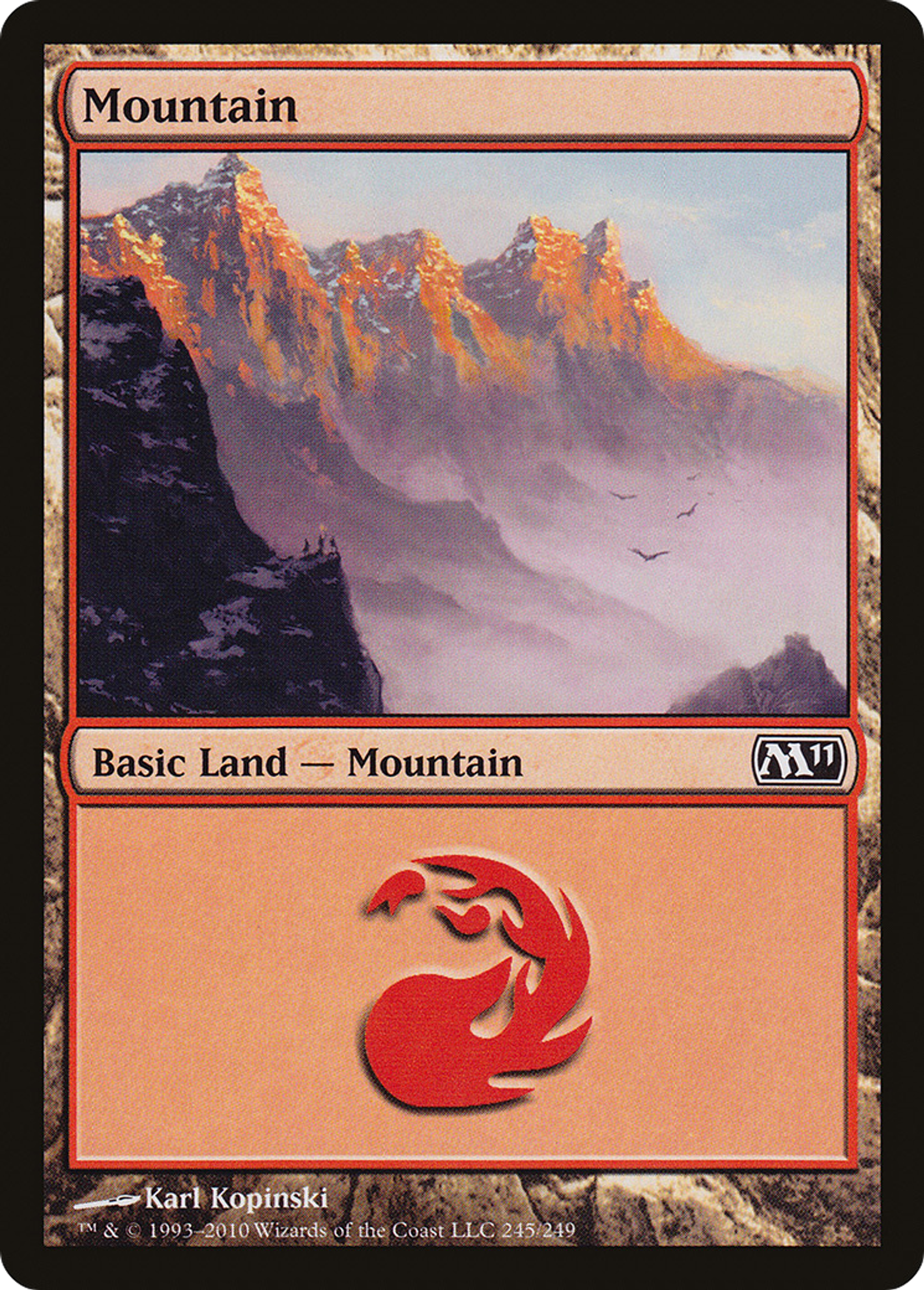 Mountain — Magic 2011 — Magic: The Gathering