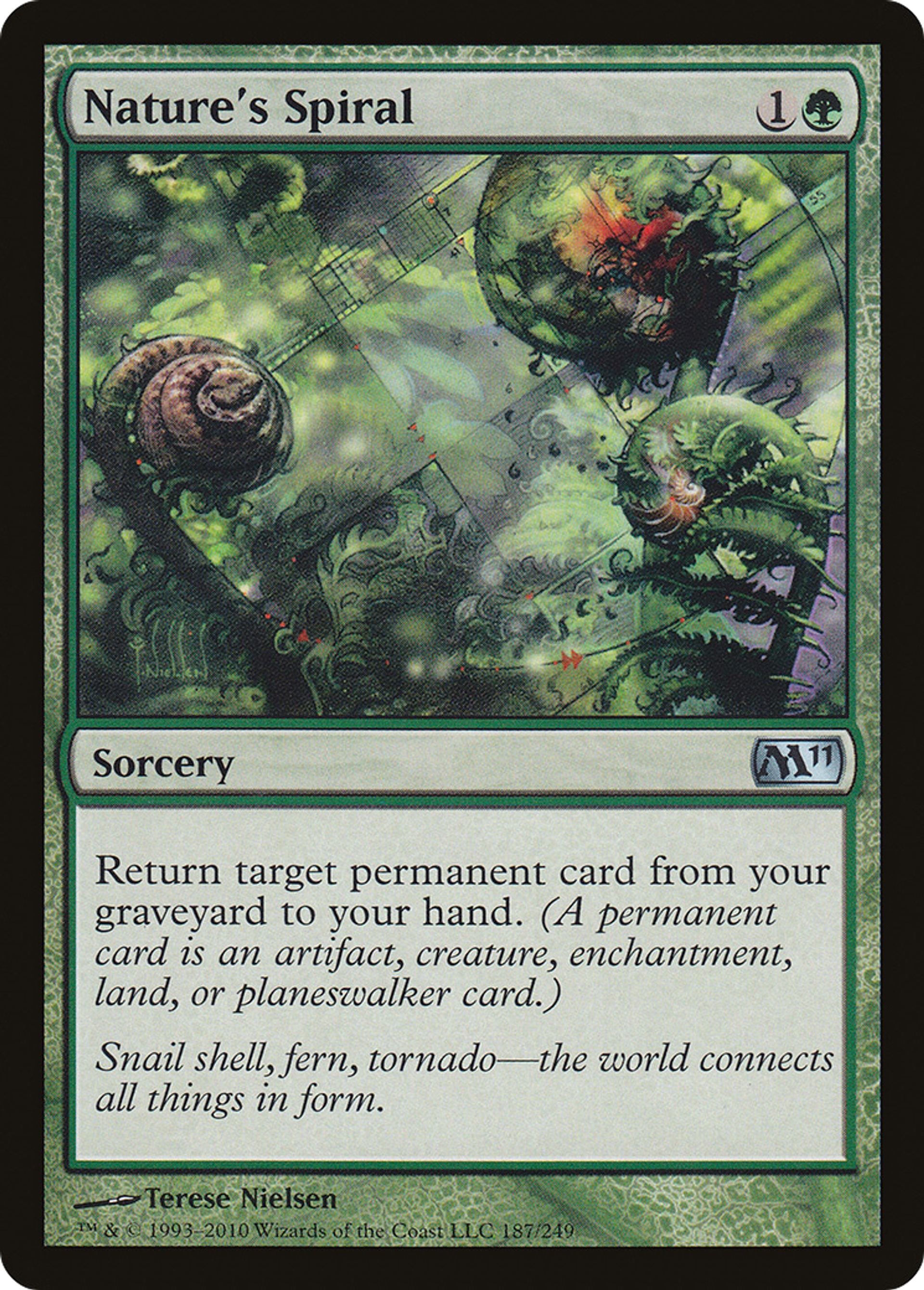 Nature's Spiral — Magic 2011 — Magic: The Gathering