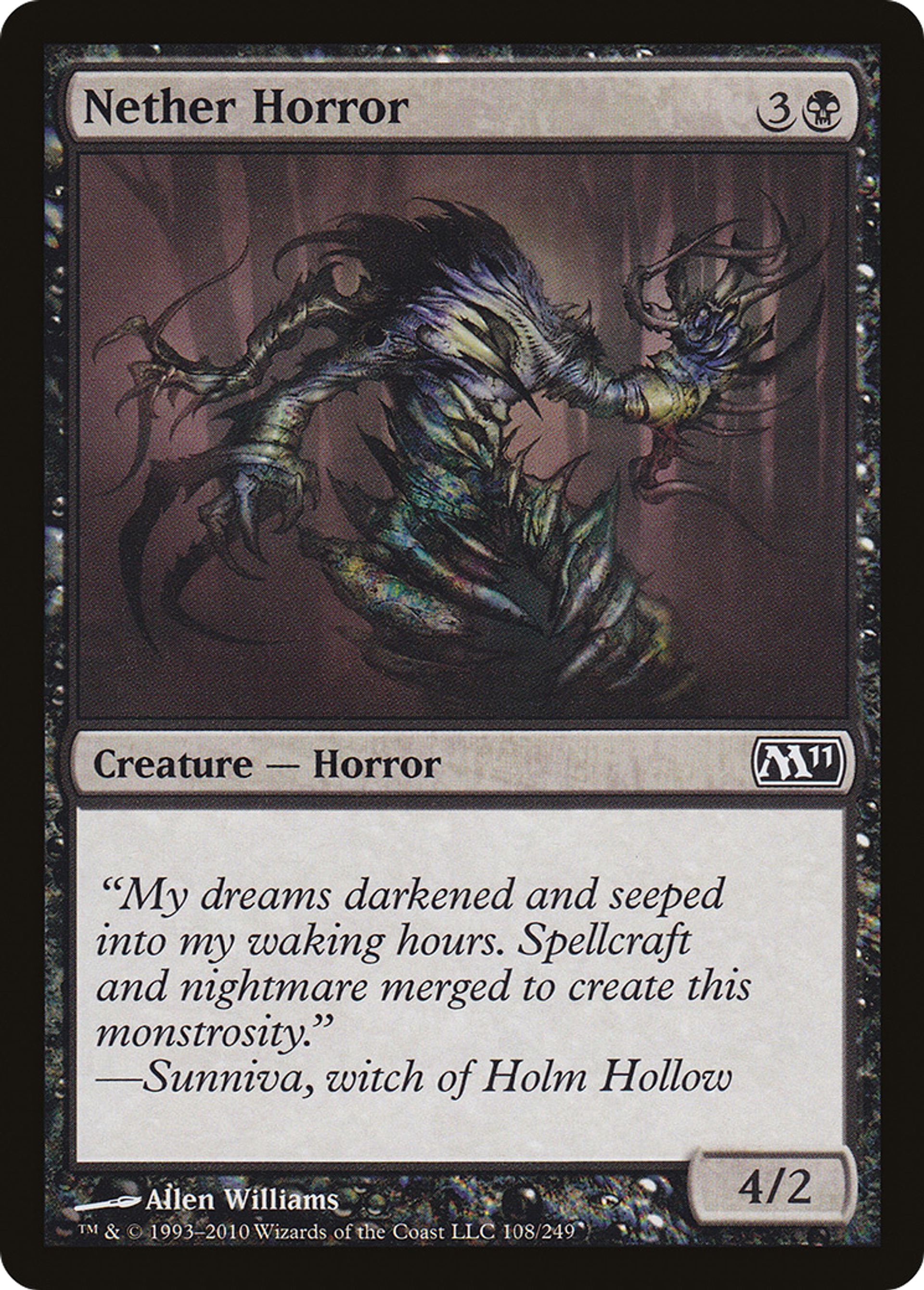 Nether Horror — Magic 2011 — Magic: The Gathering