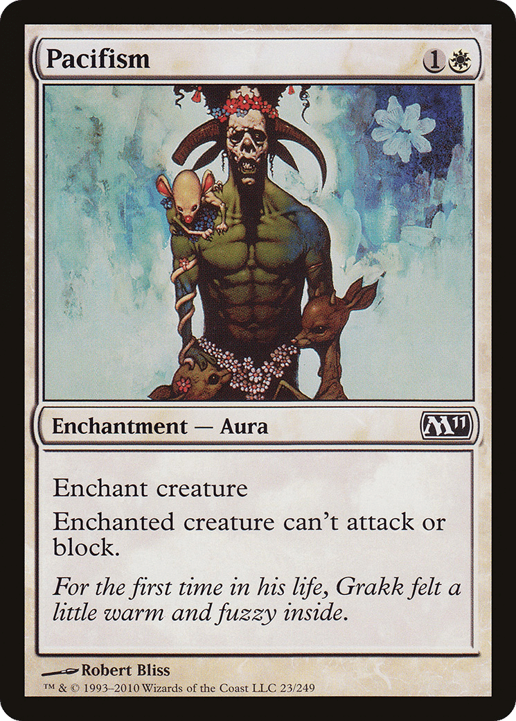 Pacifism — Magic 2011 — Magic: The Gathering