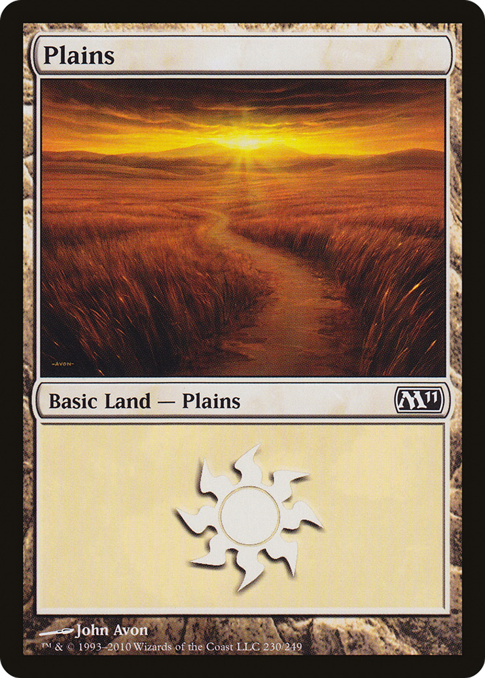 Plains — Magic 2011 — Magic: The Gathering