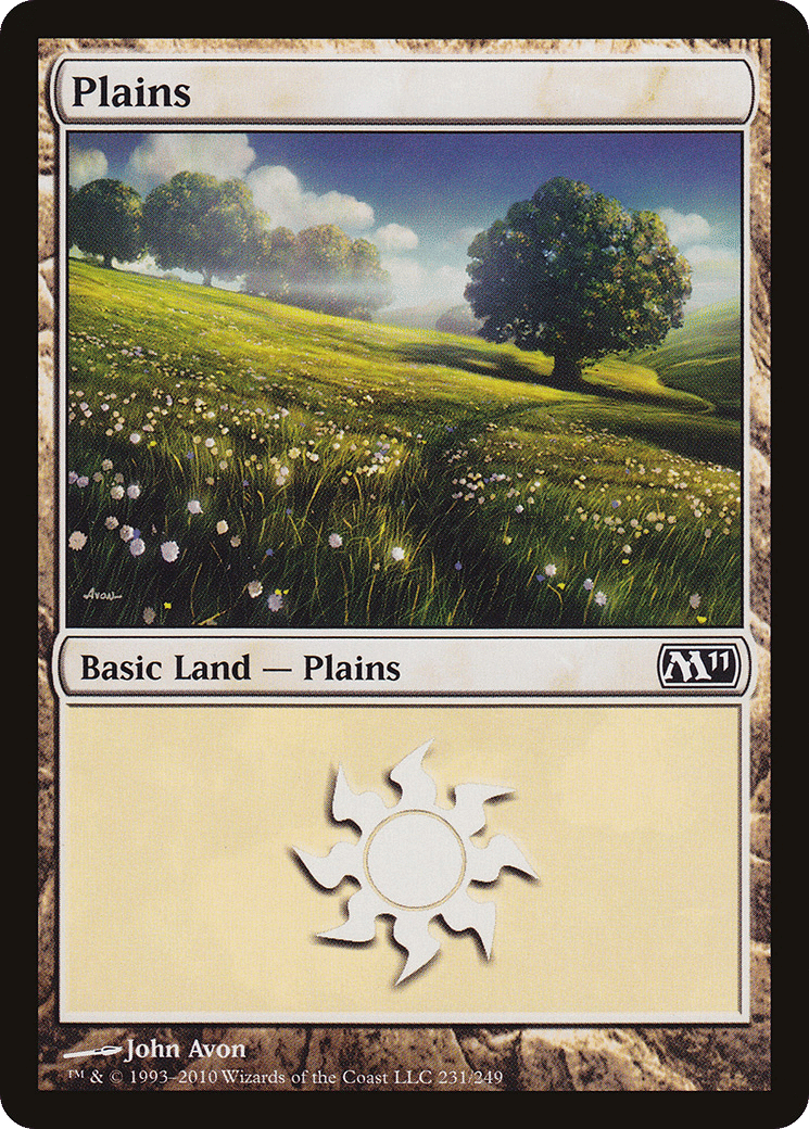 Plains — Magic 2011 — Magic: The Gathering