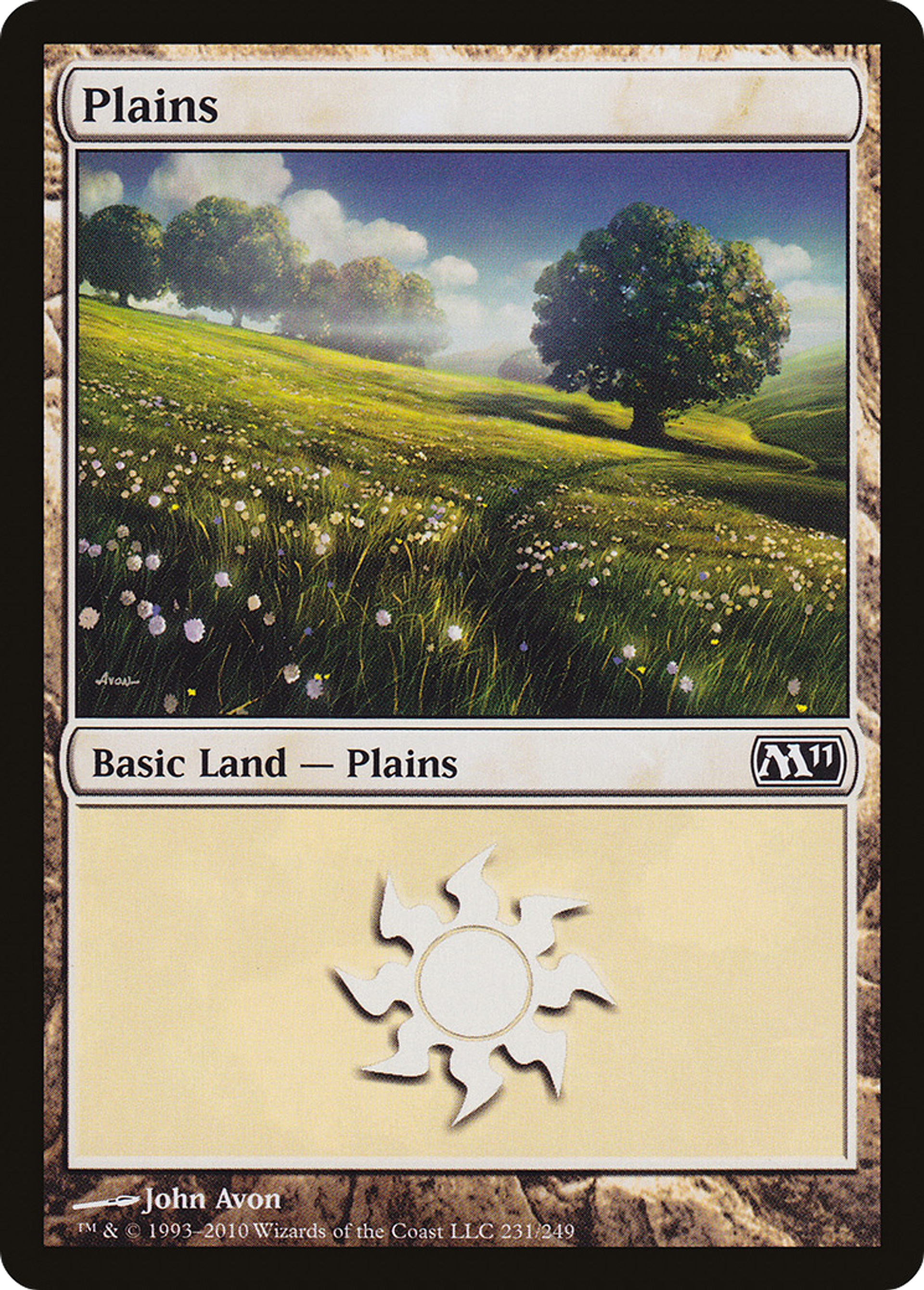 Plains — Magic 2011 — Magic: The Gathering