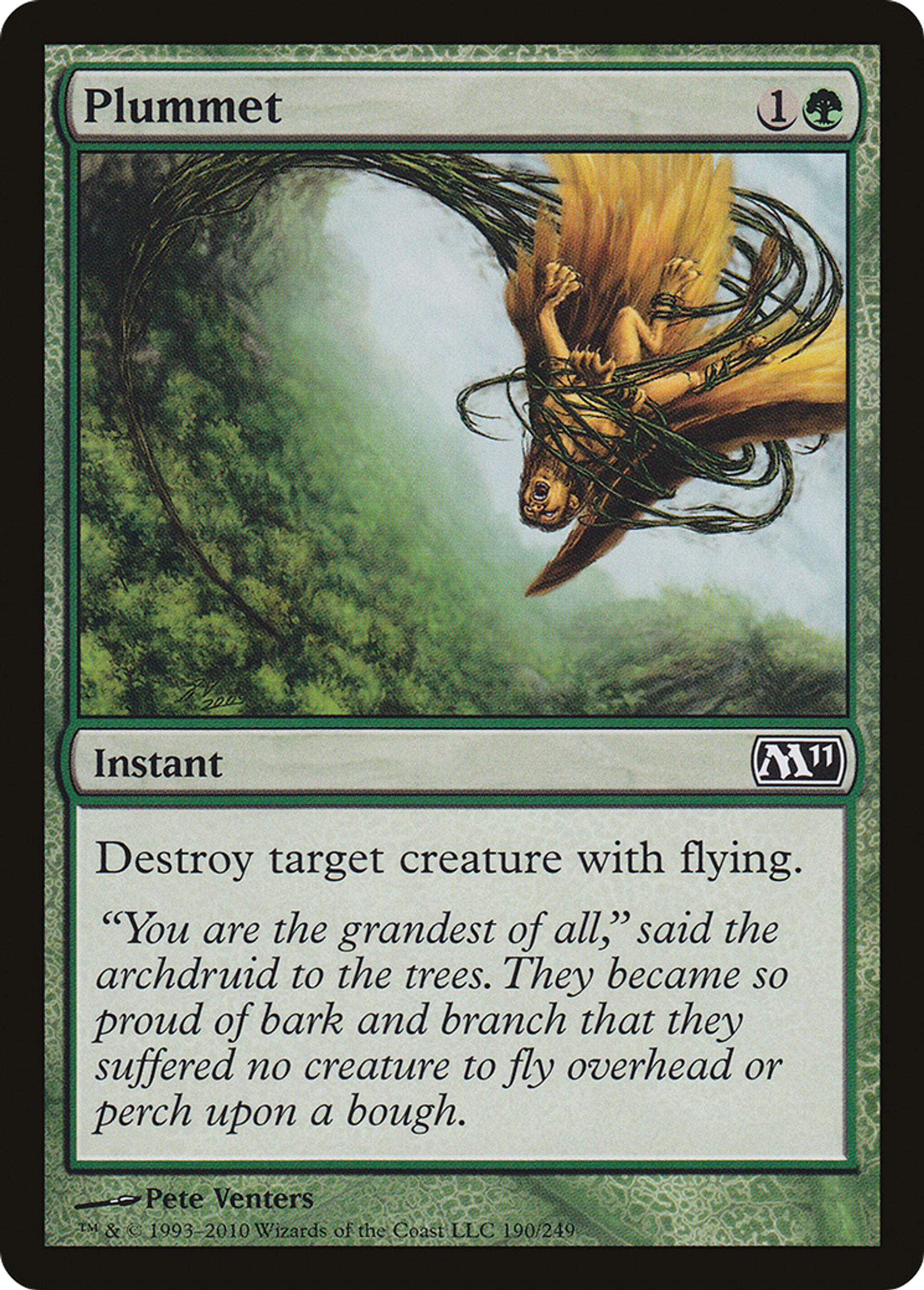 Plummet — Magic 2011 — Magic: The Gathering