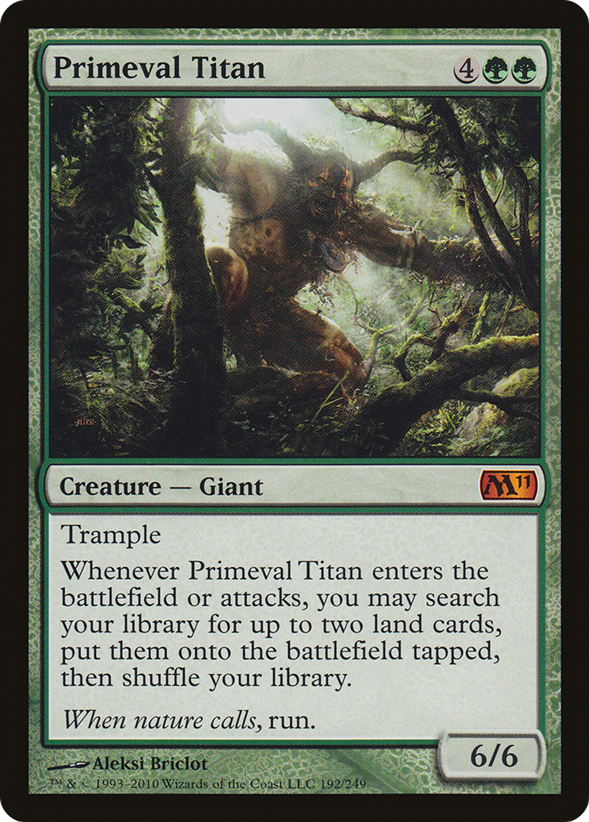 Primeval Titan — Magic 2011 — Magic: The Gathering
