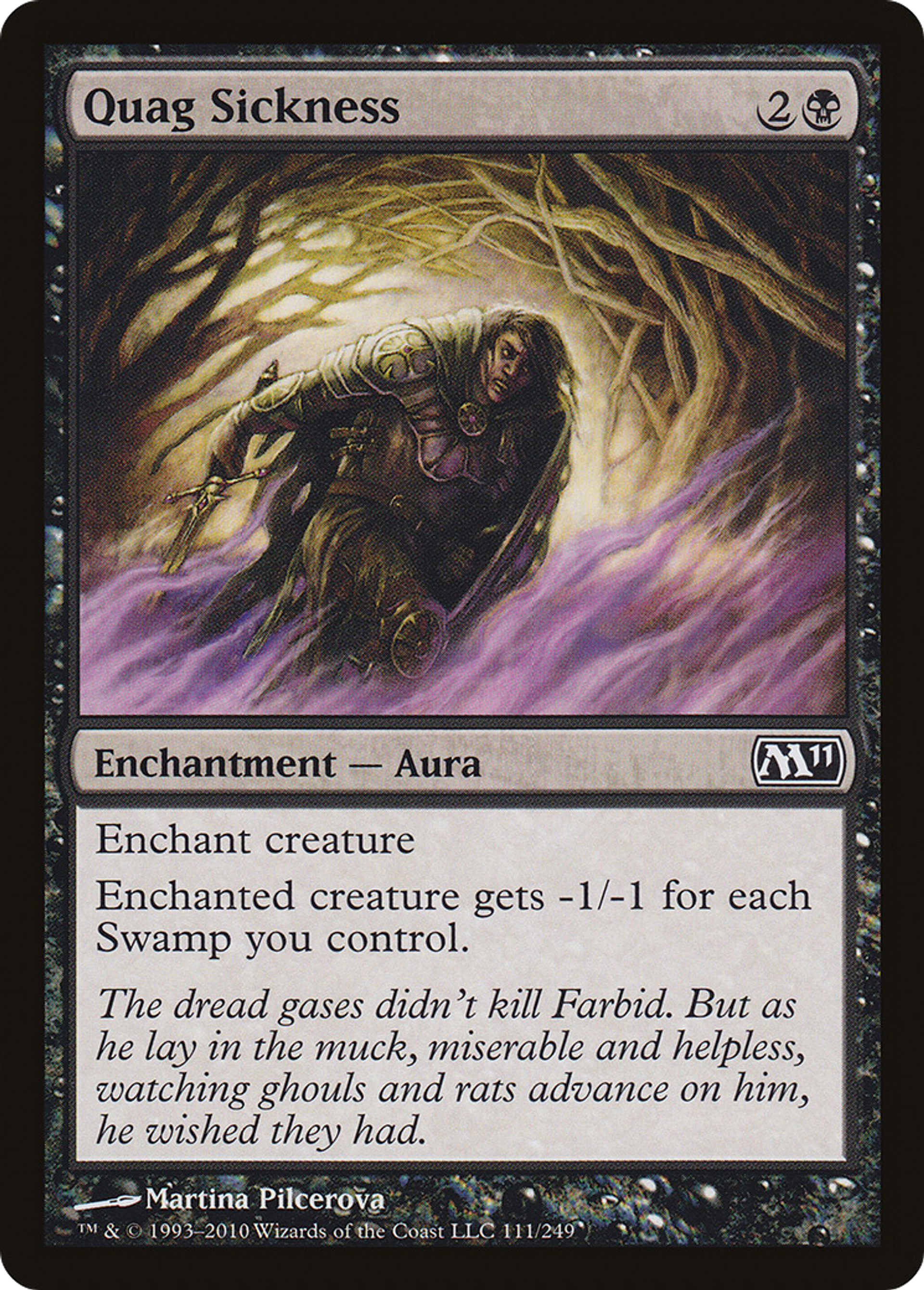 Quag Sickness — Magic 2011 — Magic: The Gathering