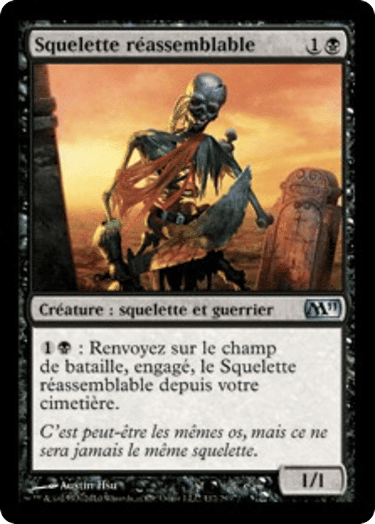 Squelette réassemblable — Magic 2011 — Magic: The Gathering