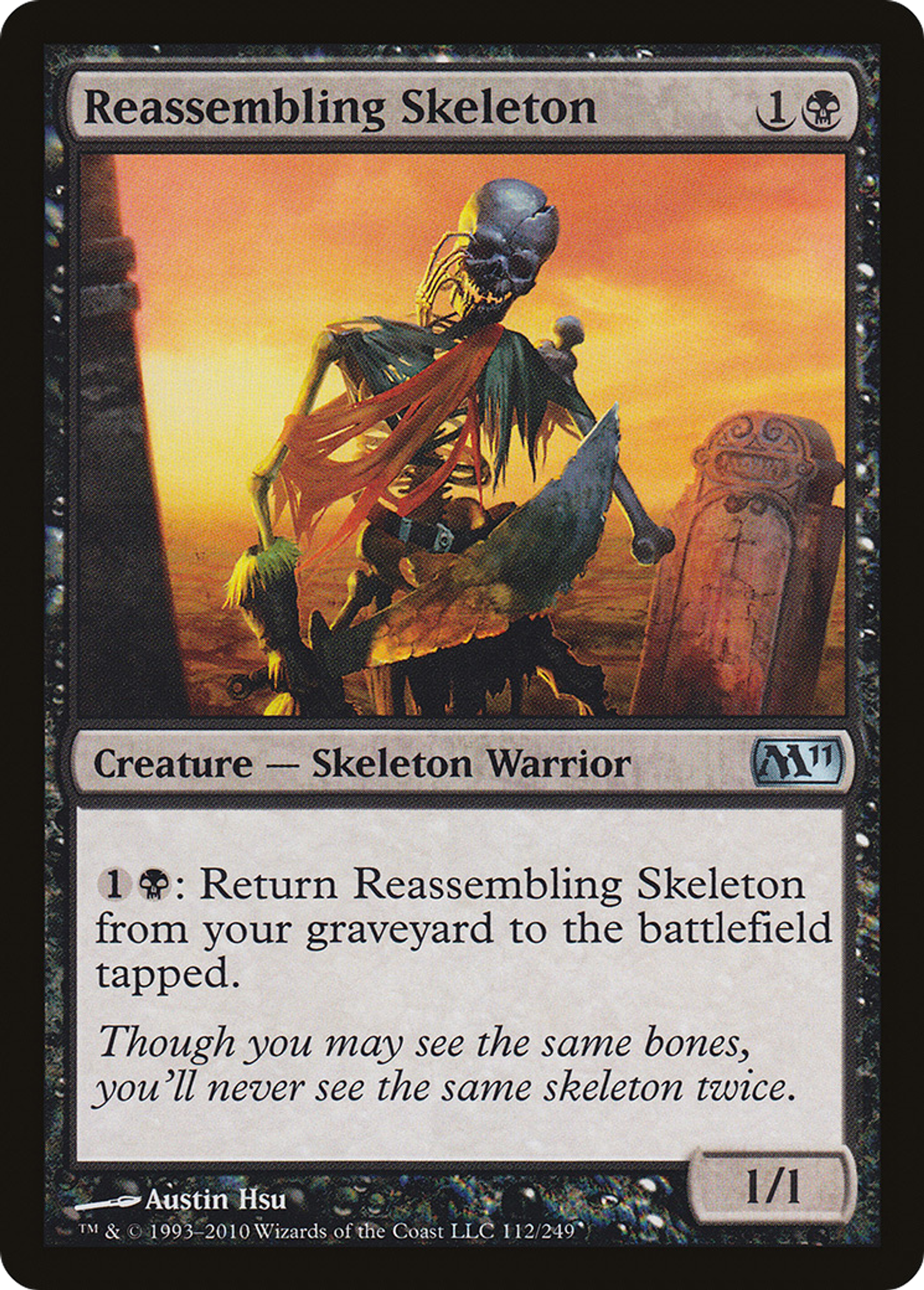 Reassembling Skeleton — Magic 2011 — Magic: The Gathering