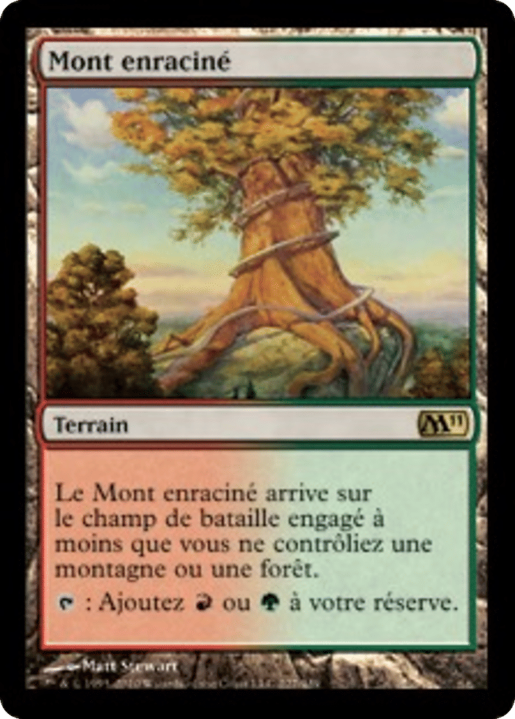 Mont enraciné — Magic 2011 — Magic: The Gathering