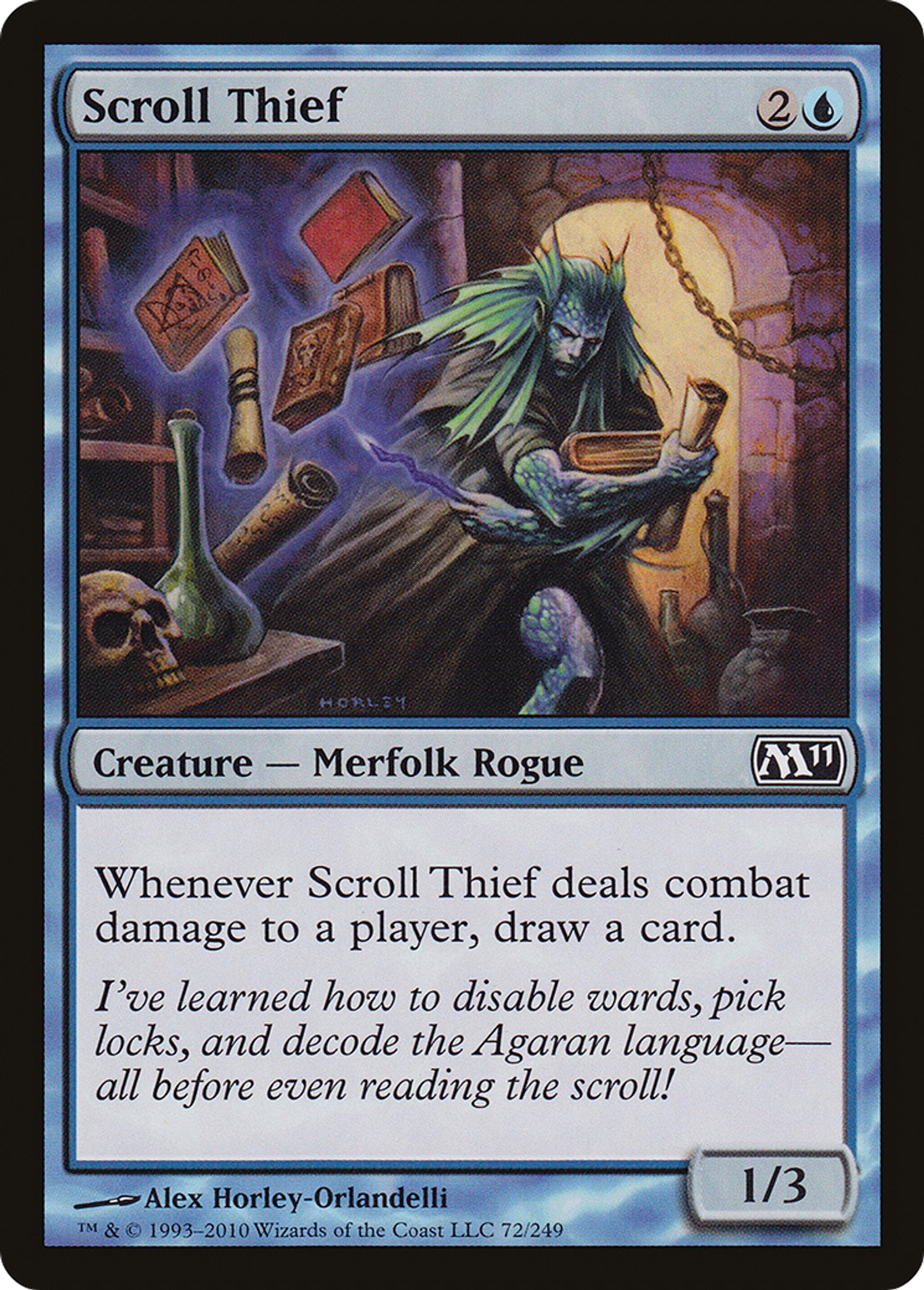Scroll Thief — Magic 2011 — Magic: The Gathering