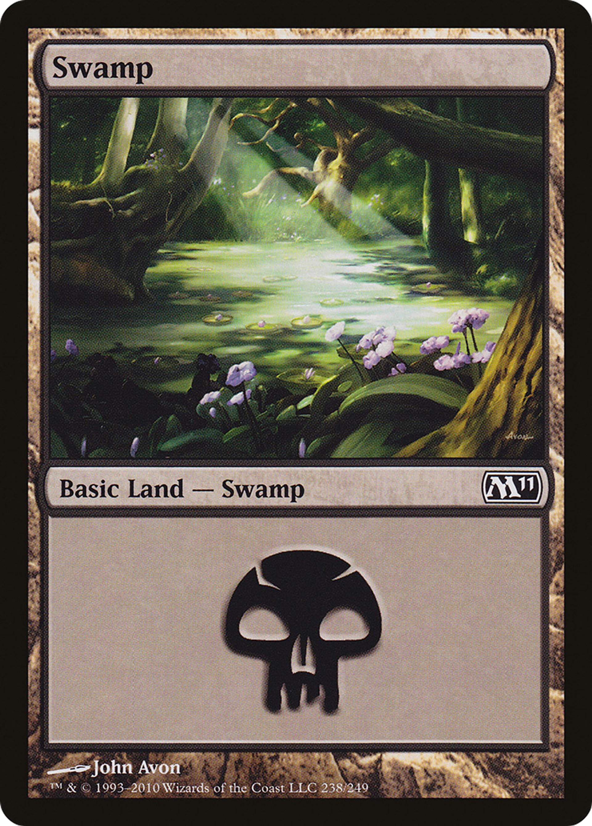 Swamp — Magic 2011 — Magic: The Gathering