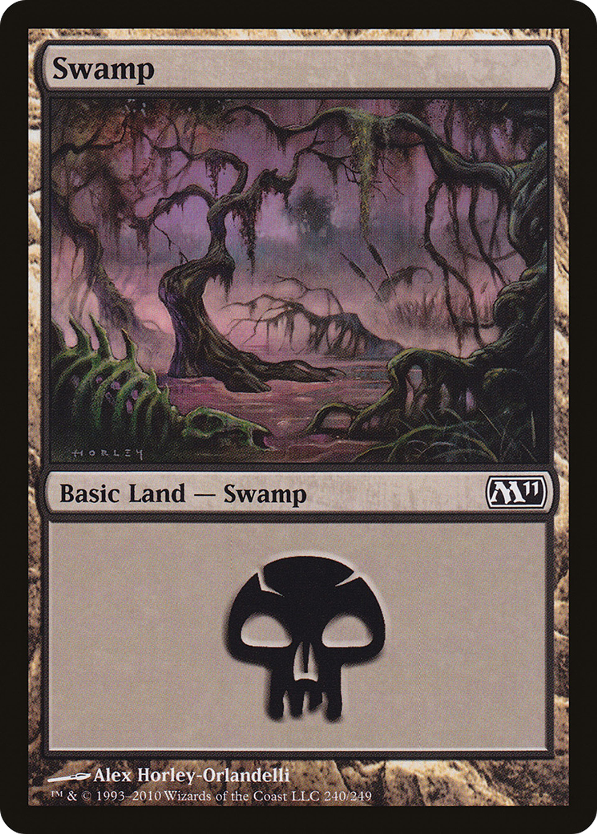 Swamp — Magic 2011 — Magic: The Gathering