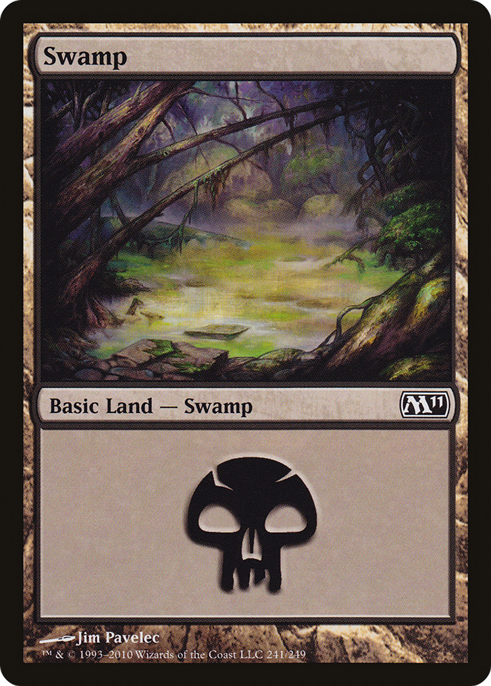 Swamp — Magic 2011 — Magic: The Gathering
