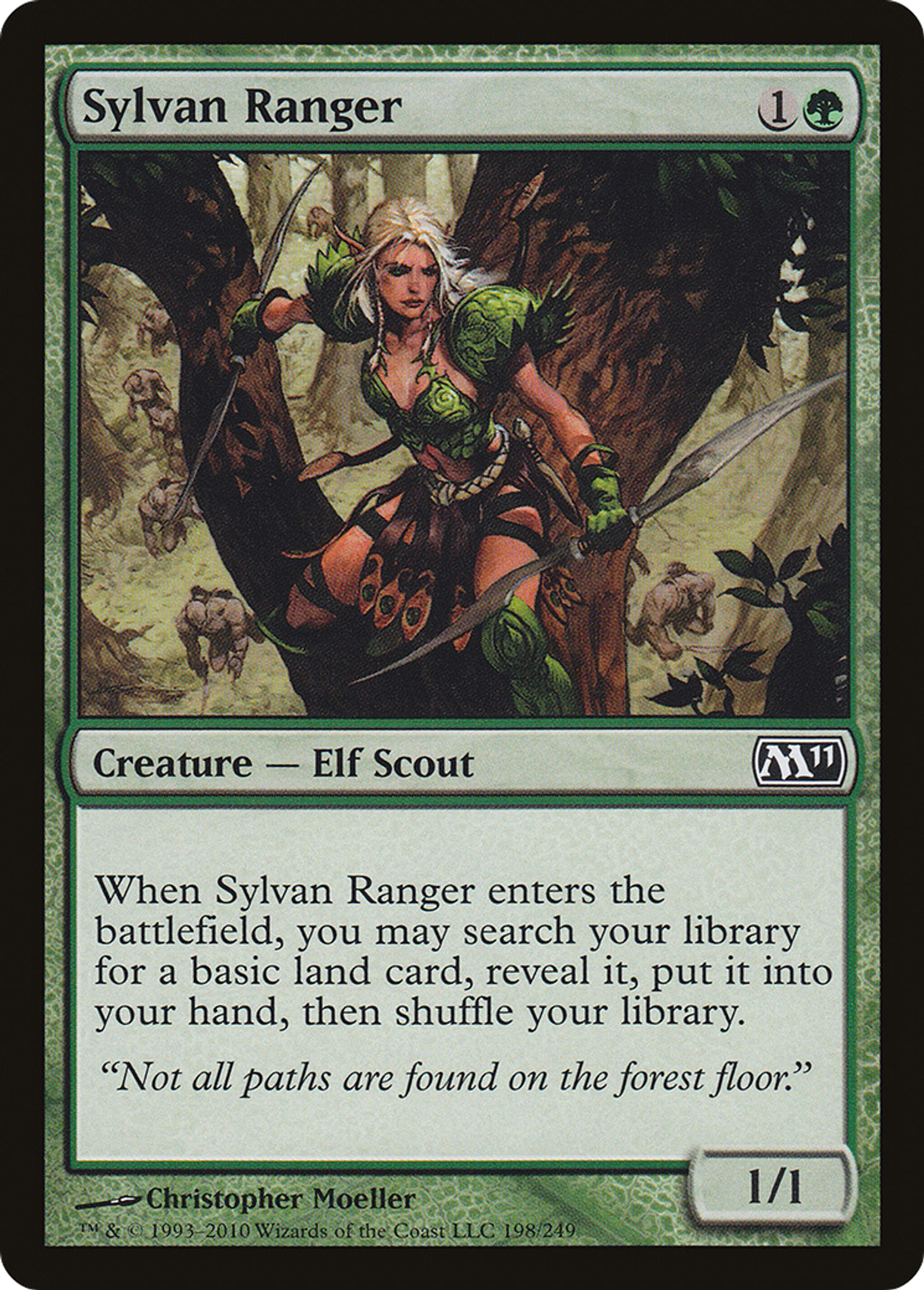 Sylvan Ranger — Magic 2011 — Magic: The Gathering
