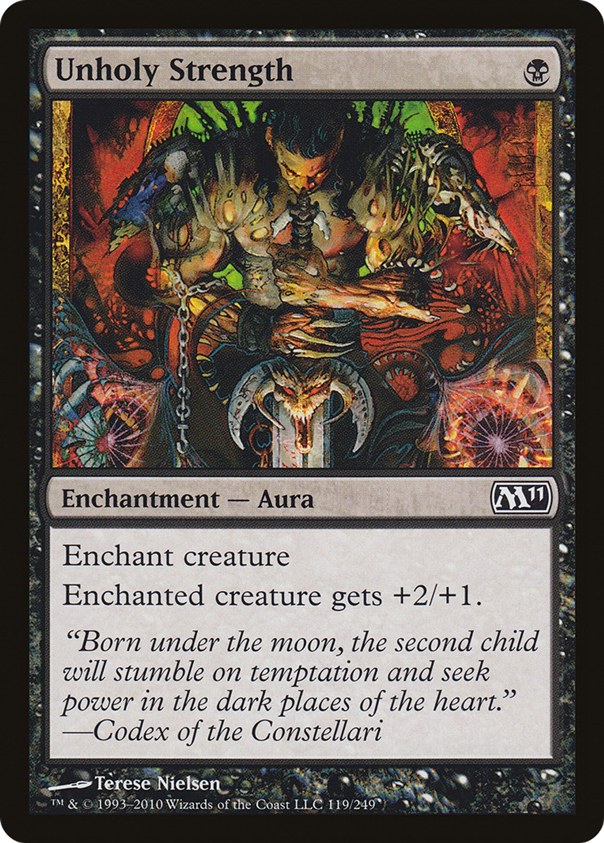 Unholy Strength — Magic 2011 — Magic: The Gathering