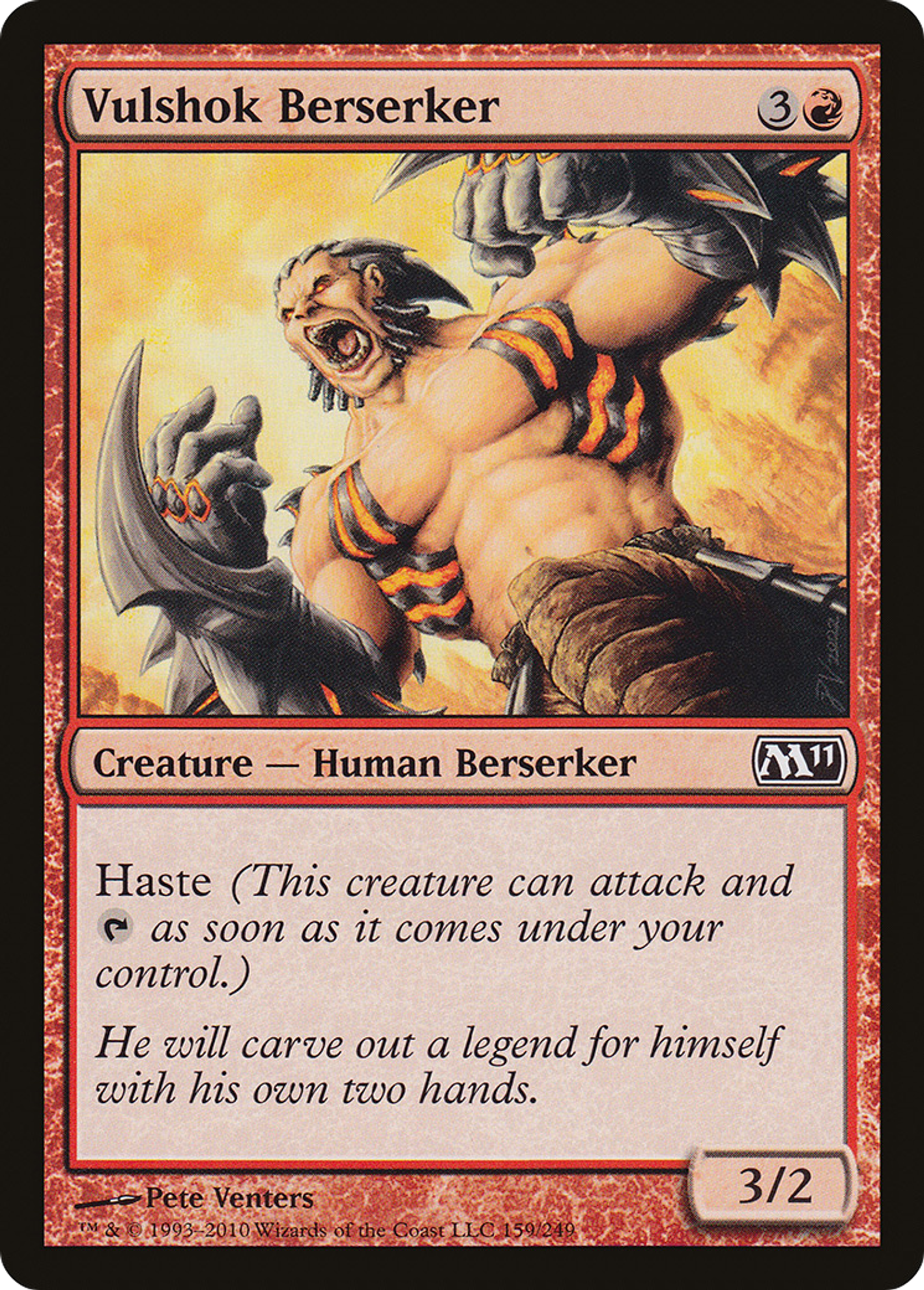 Vulshok Berserker — Magic 2011 — Magic: The Gathering