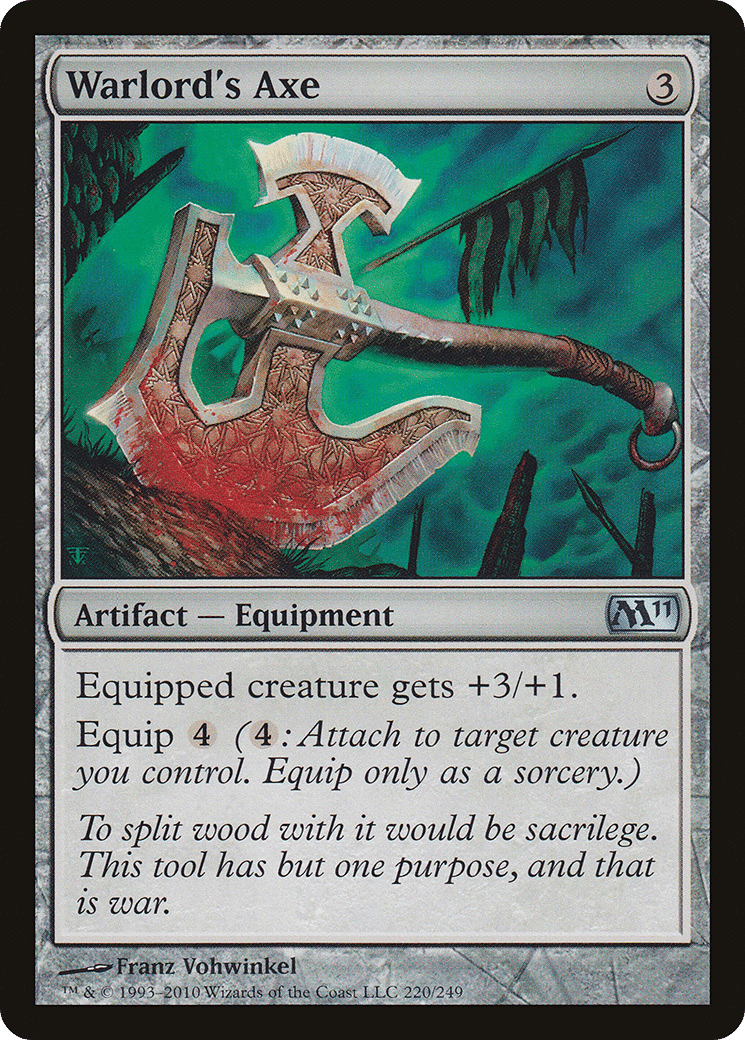 Warlord's Axe — Magic 2011 — Magic: The Gathering