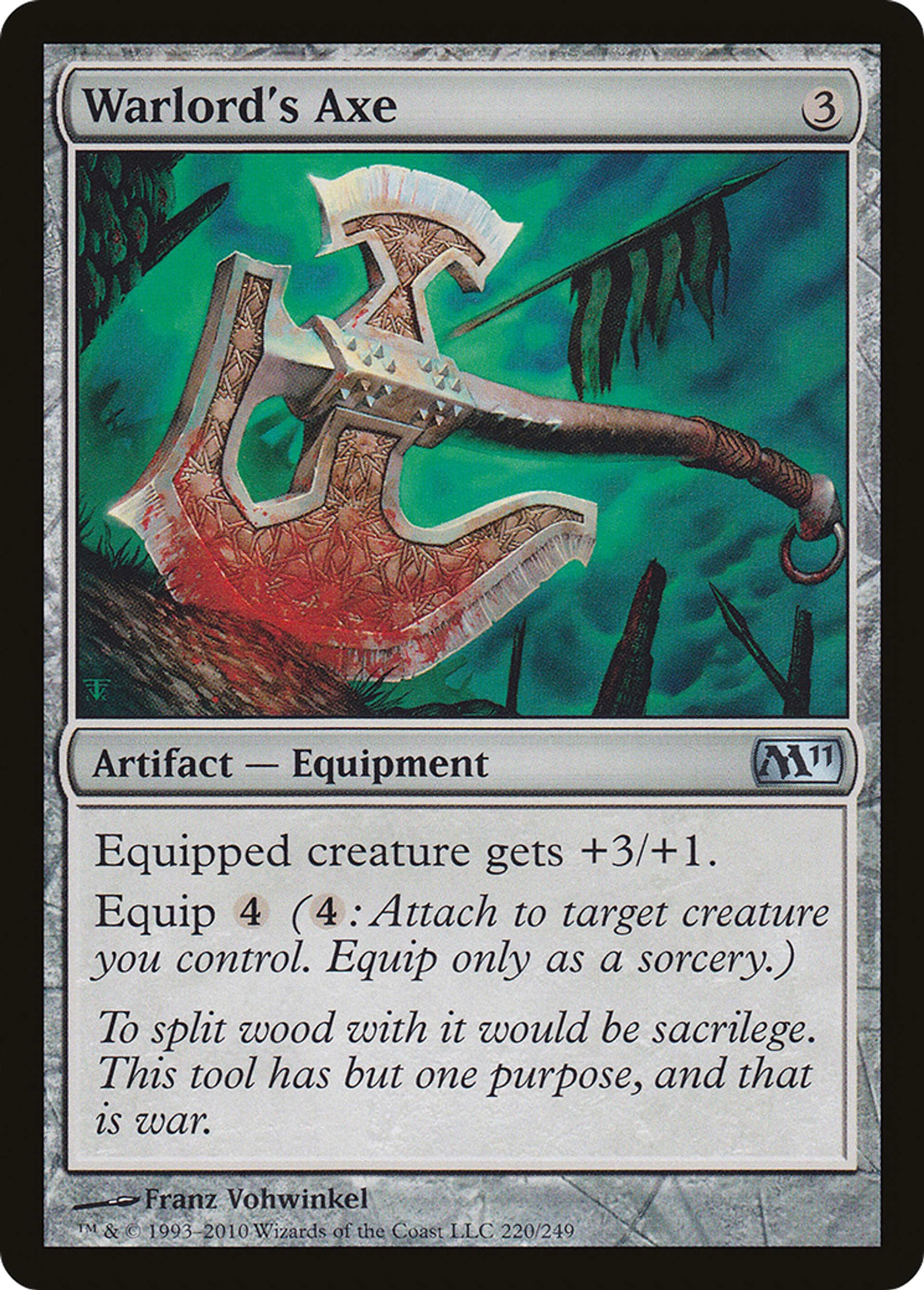 Warlord's Axe — Magic 2011 — Magic: The Gathering
