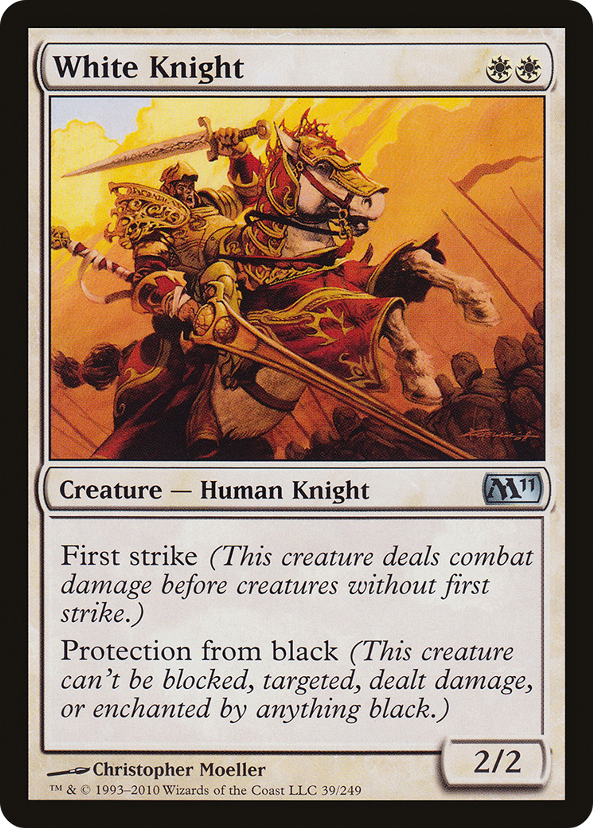 White Knight — Magic 2011 — Magic: The Gathering