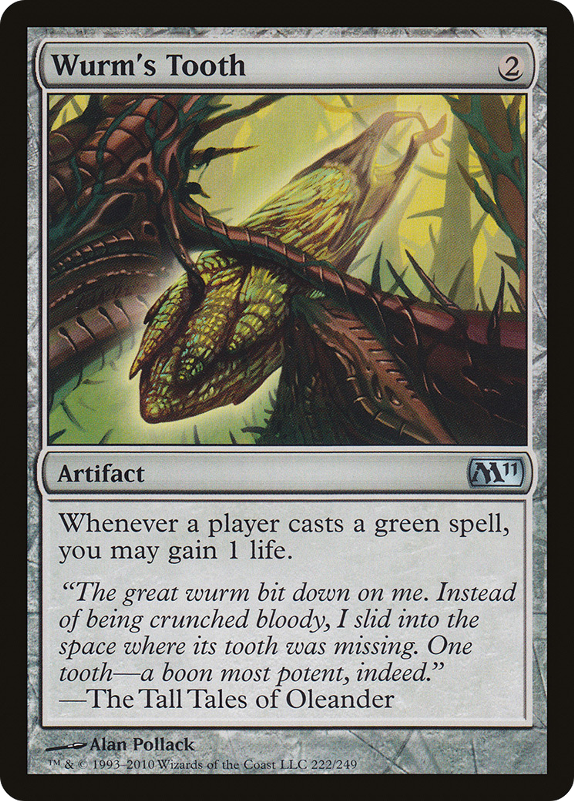 Wurm's Tooth — Magic 2011 — Magic: The Gathering