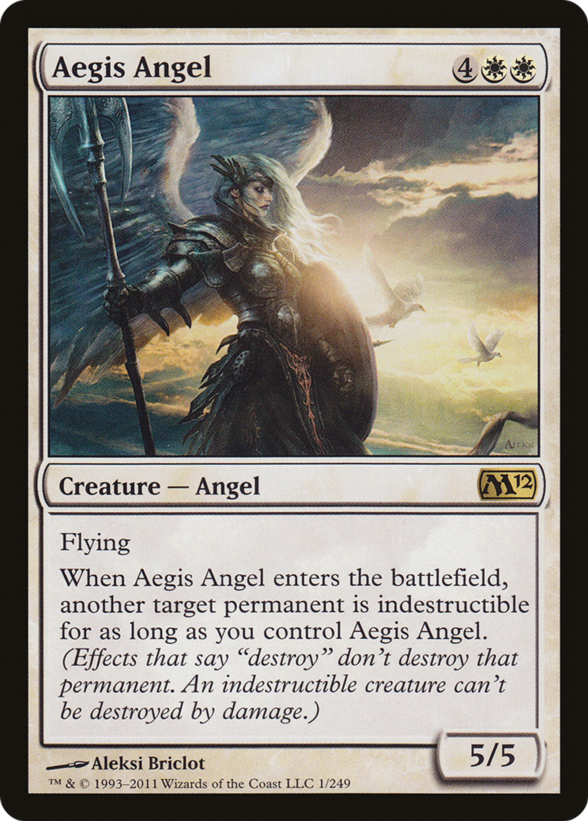 Aegis Angel — Magic 2012 — Magic: The Gathering