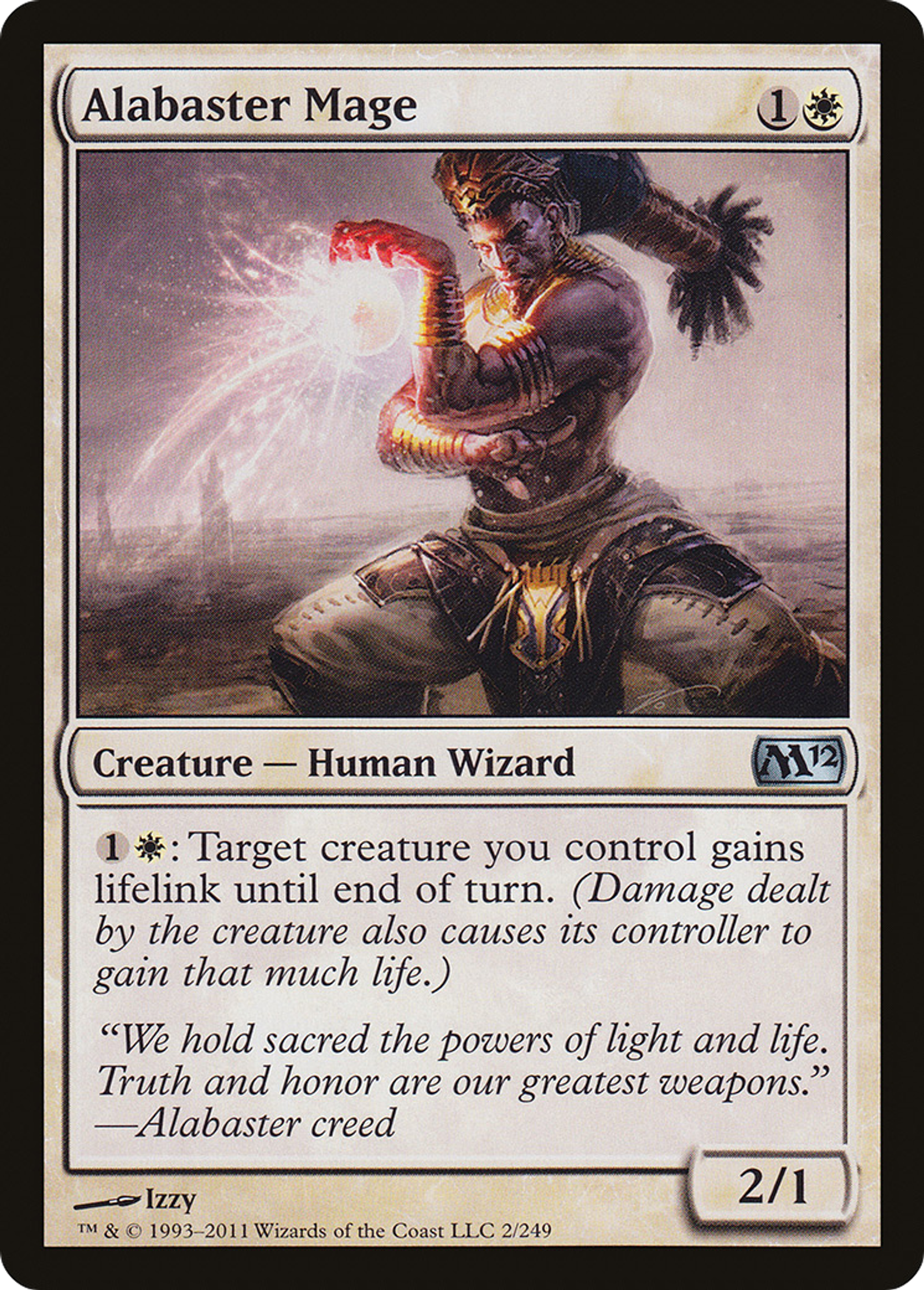 Mage de l'albâtre — Magic 2012 — Magic: The Gathering