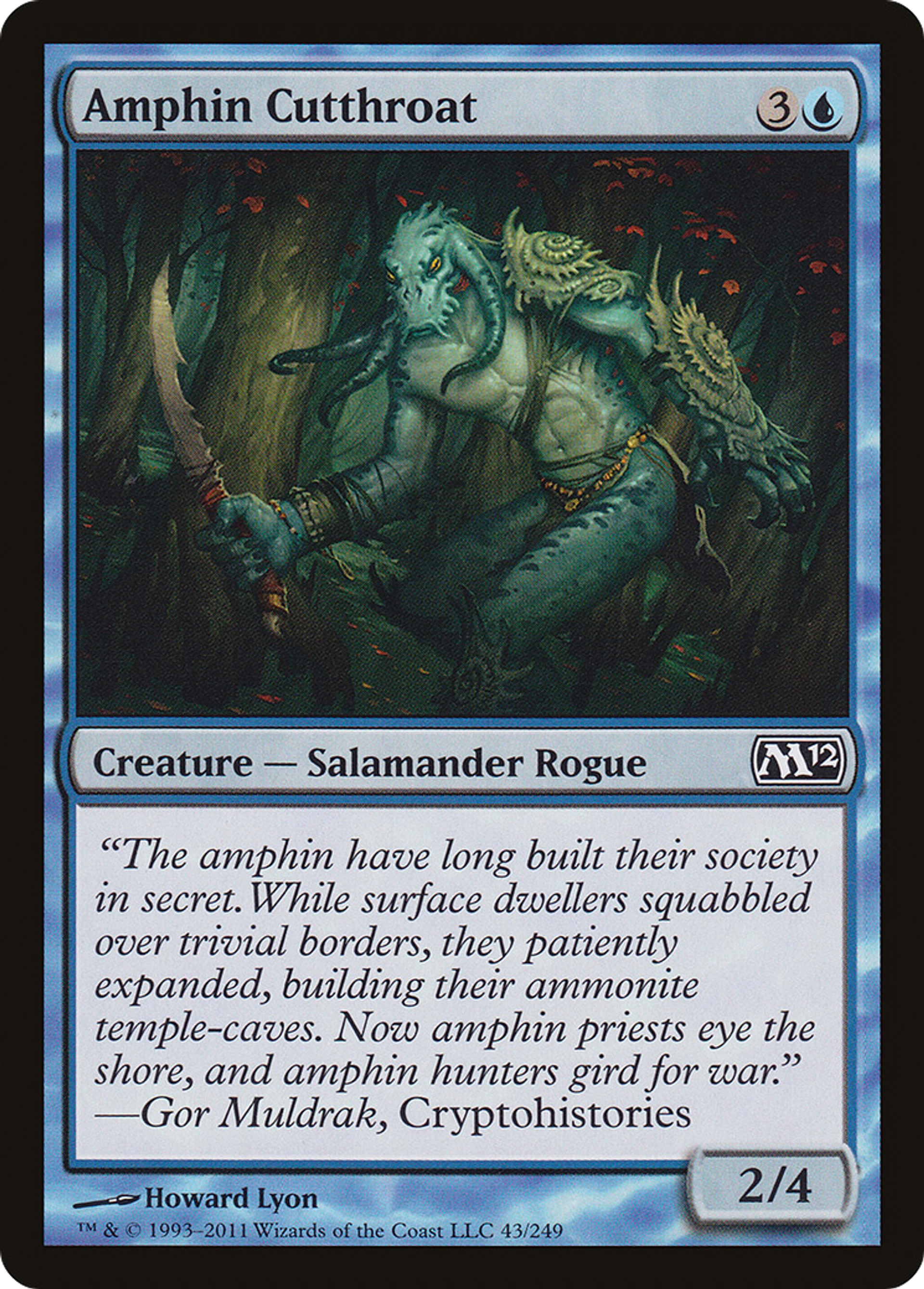 Amphin Cutthroat — Magic 2012 — Magic: The Gathering