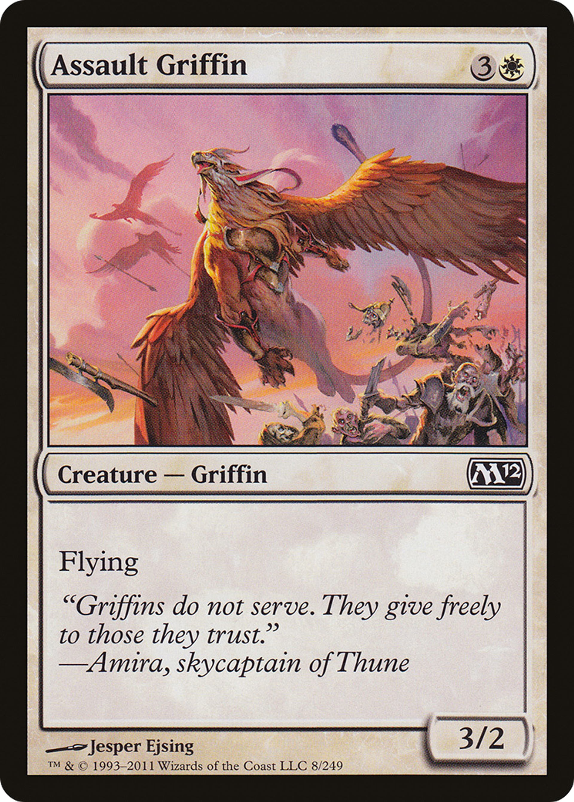 Griffon d'assaut — Magic 2012 — Magic: The Gathering